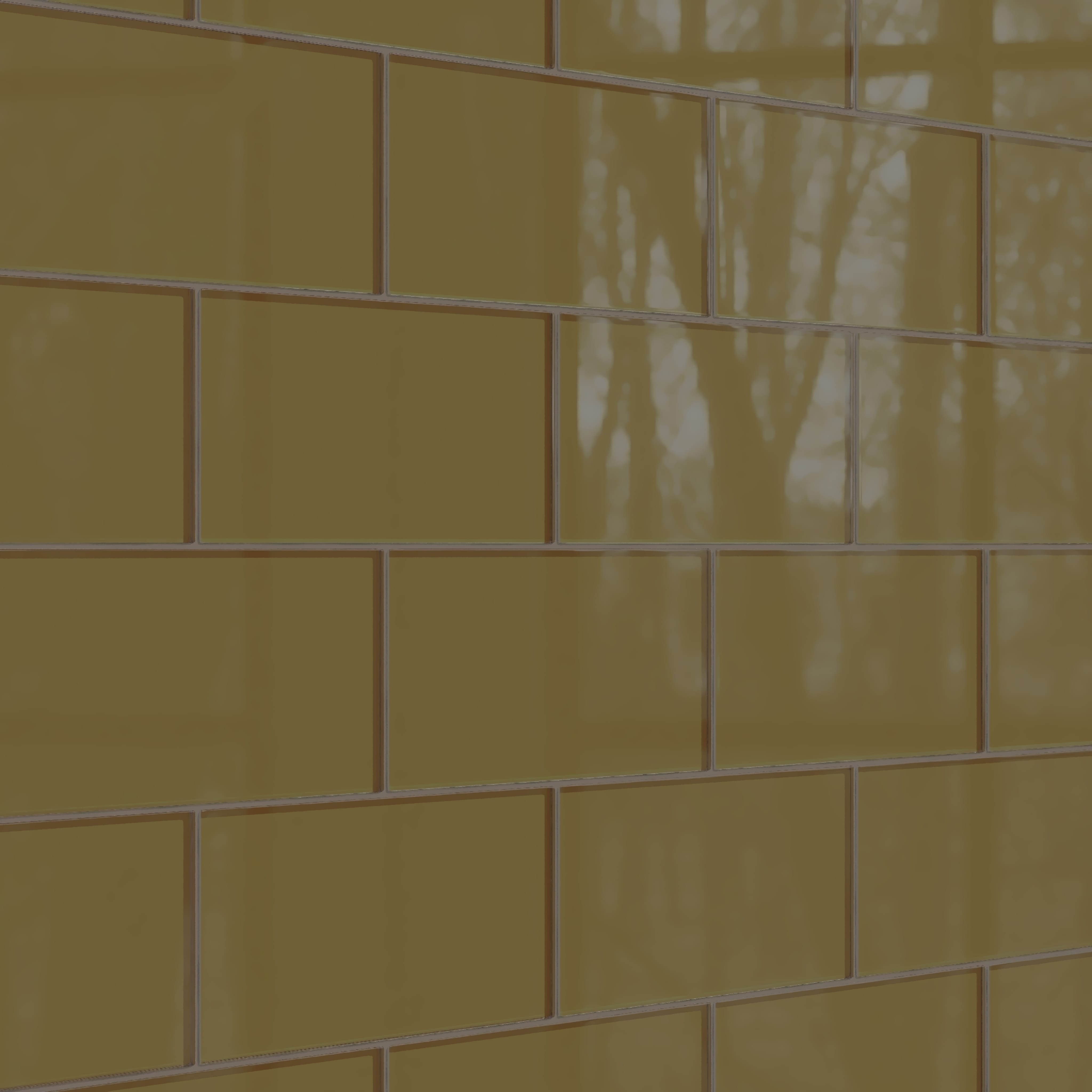 6x12 Glass Tile in Merlin Gloss