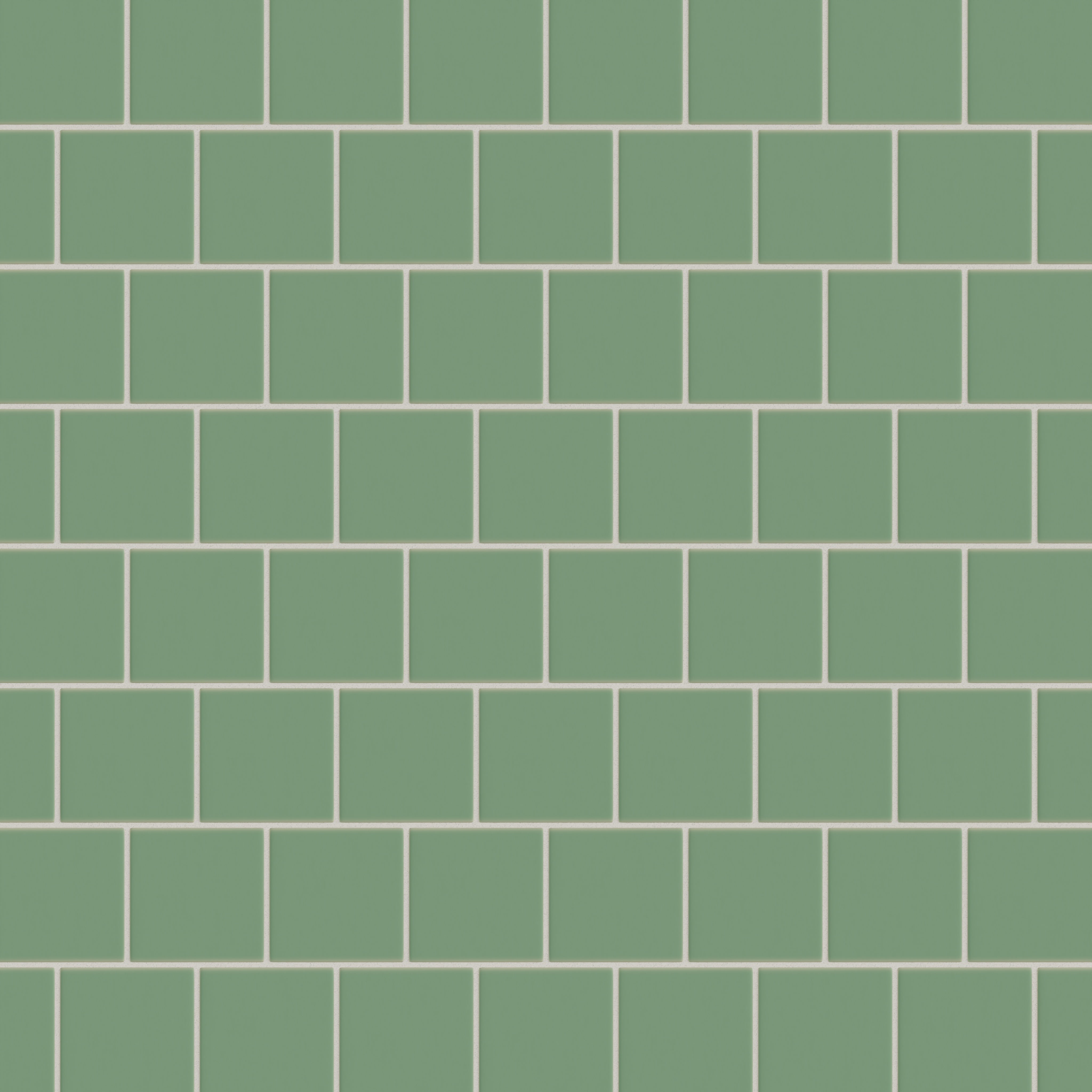 4x4 Original Ceramic Tile in Sea Green Matte