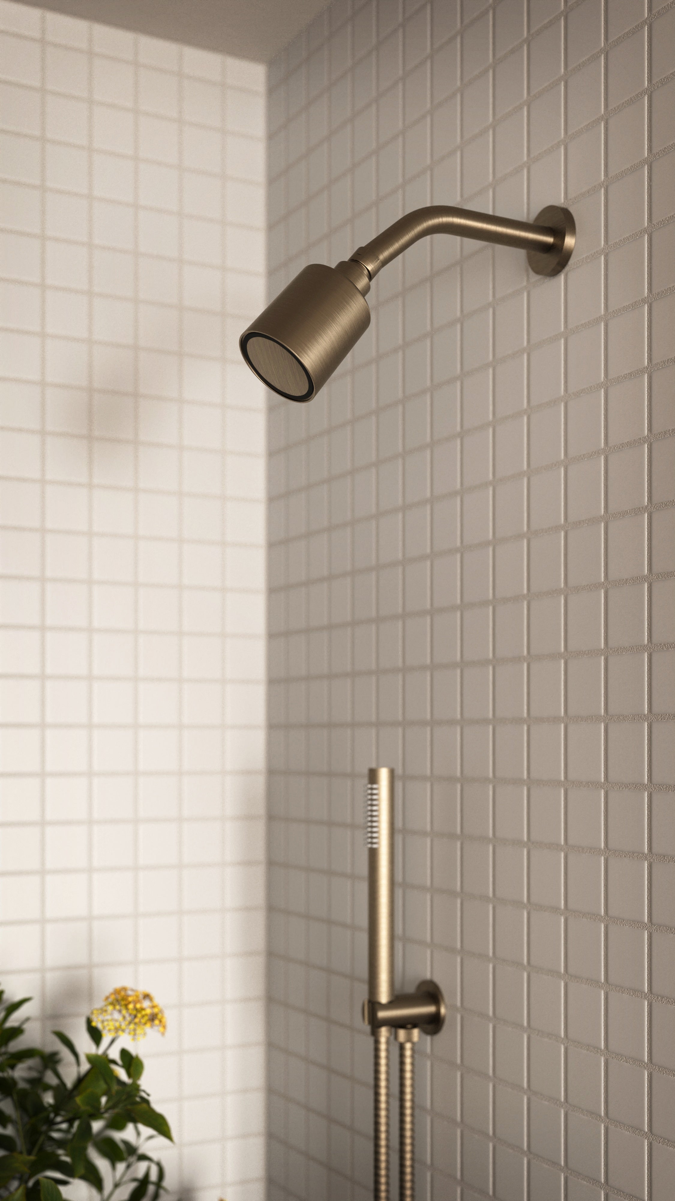 2x2 Straight Set Sheeted Original Ceramic Mosaic Tile in Feldspar Matte