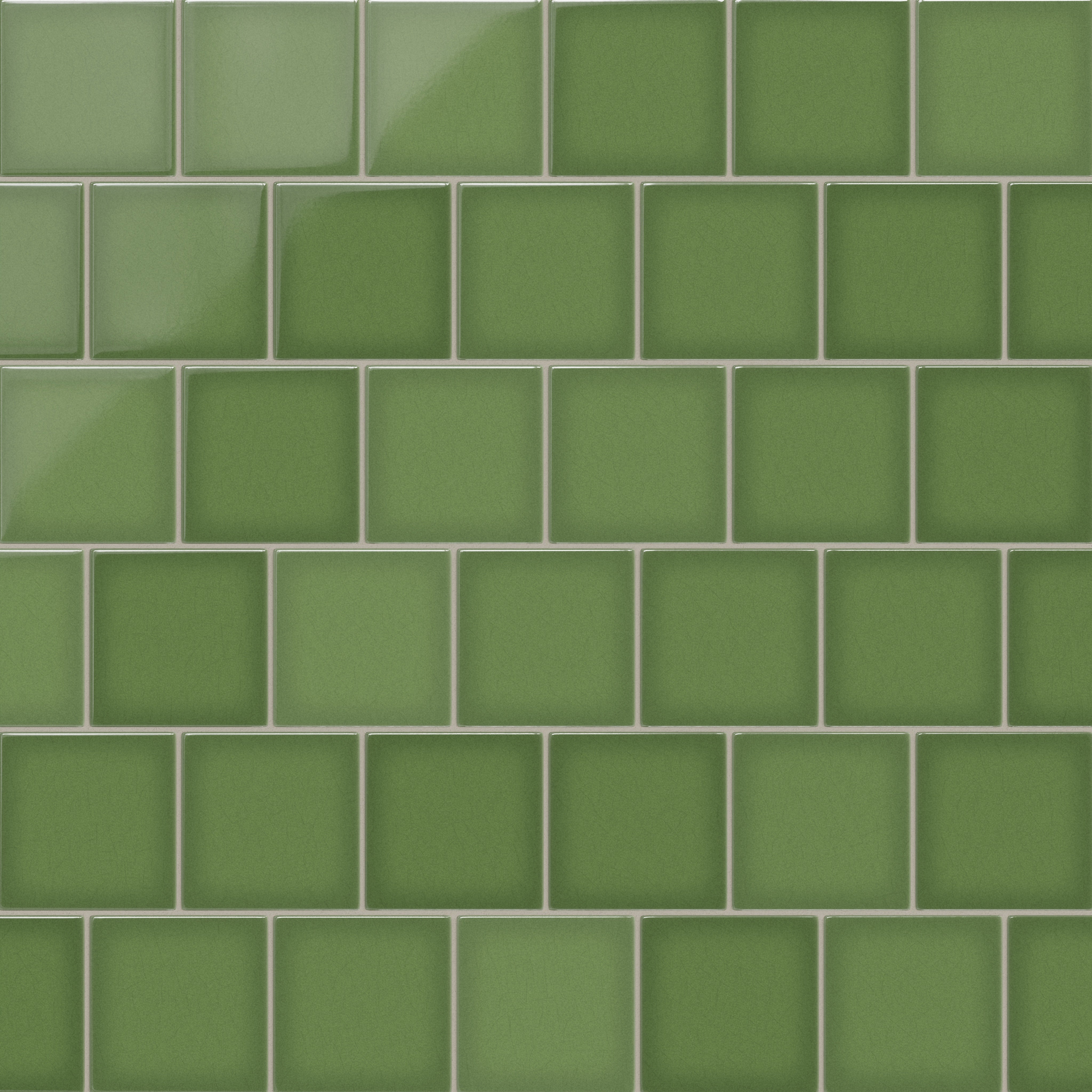6x6 Original Ceramic Tile in Kelp Gloss