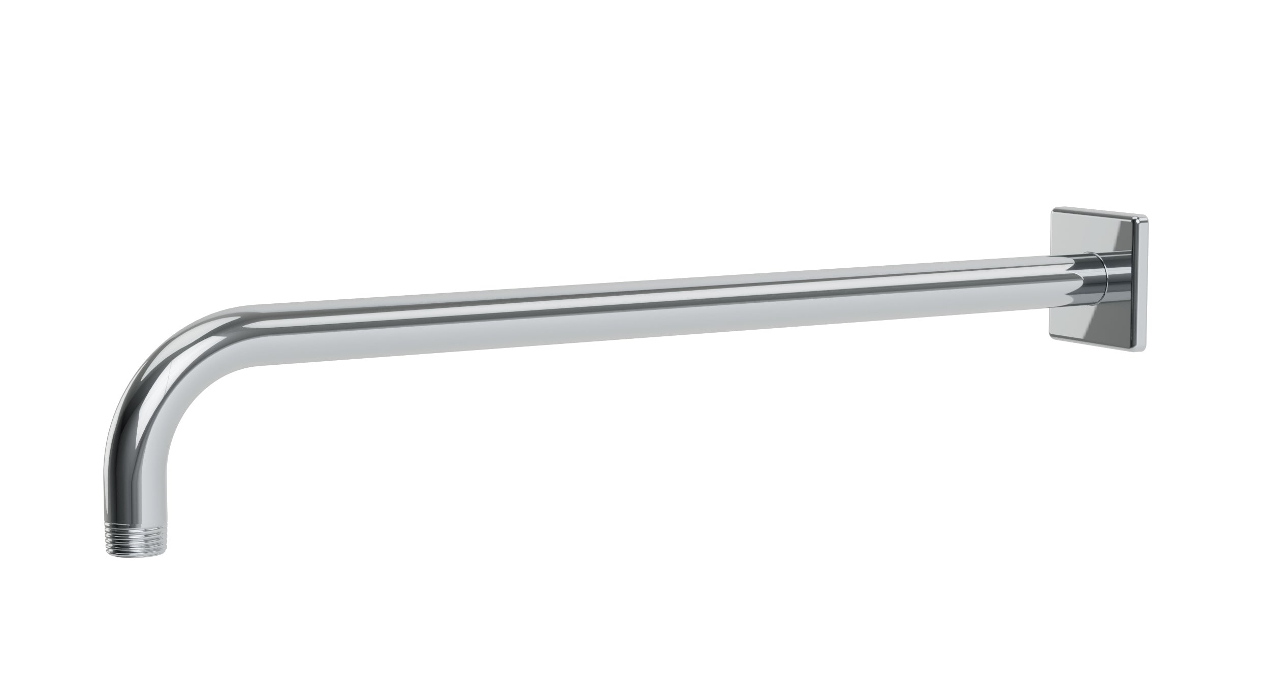 Flatiron 90-Degree 16" Shower Arm with Flange in Polished Chrome