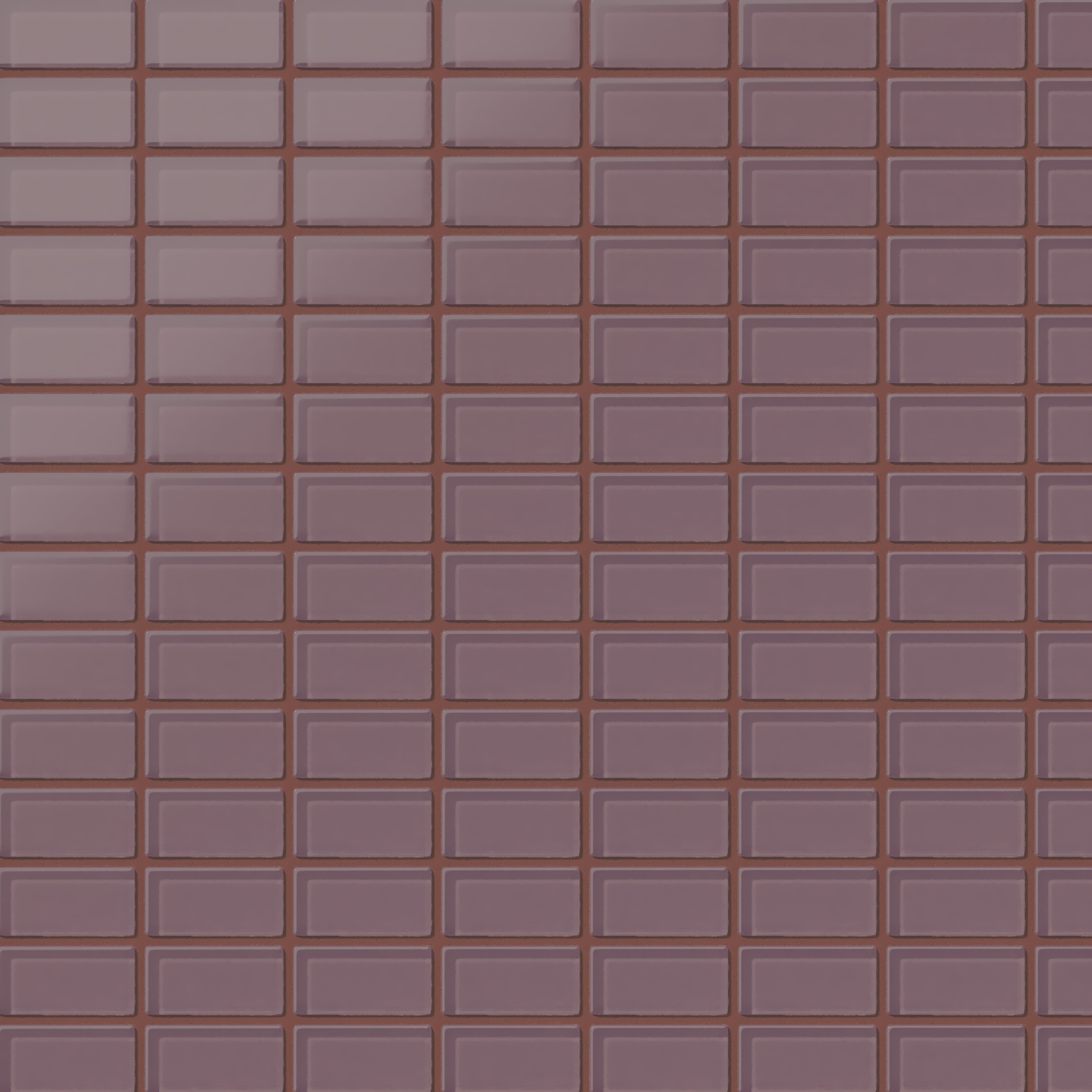 1x2 Straight Set Sheeted Glass Mosaic Tile in Crane Matte
