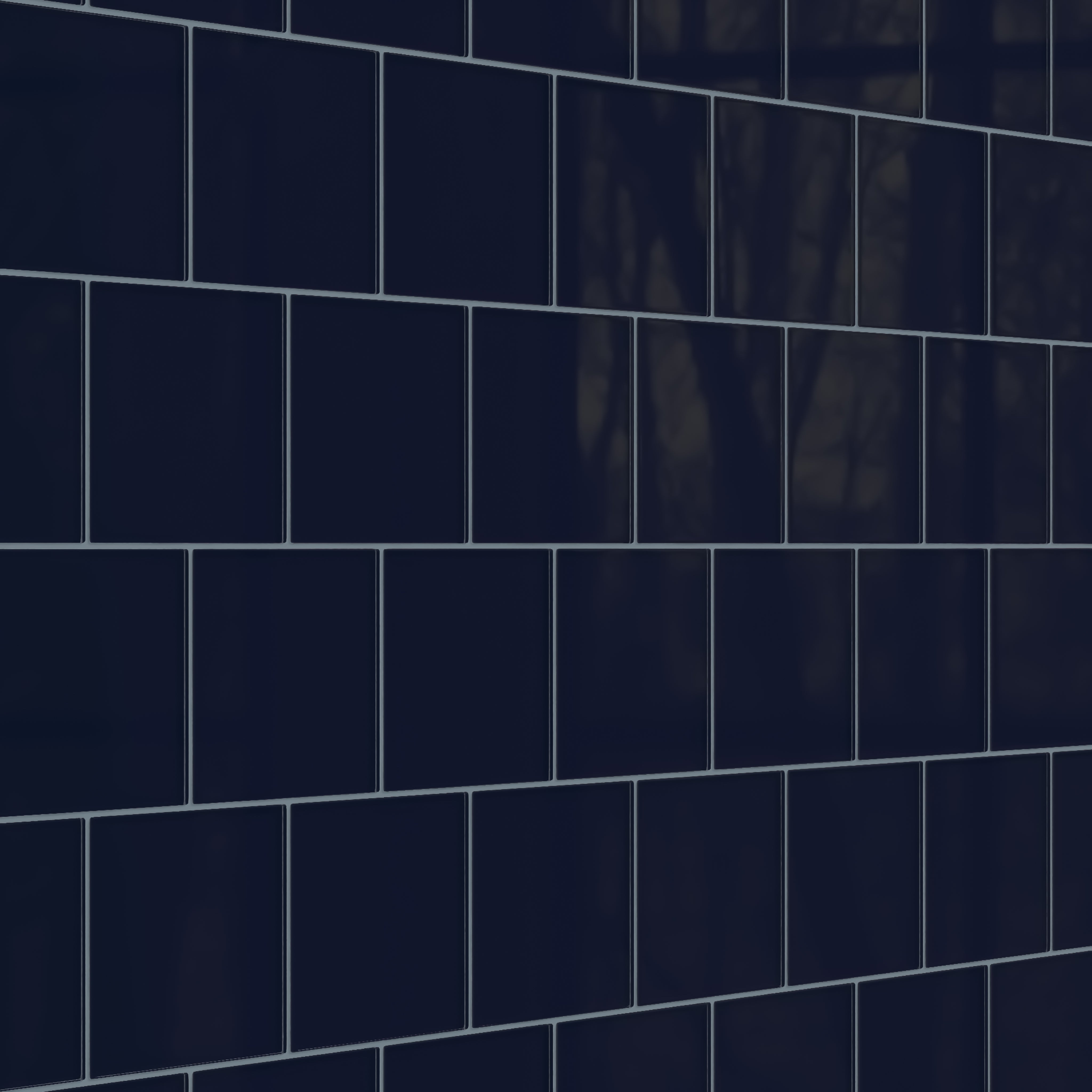 6x6 Glass Tile in Barn Swallow Gloss