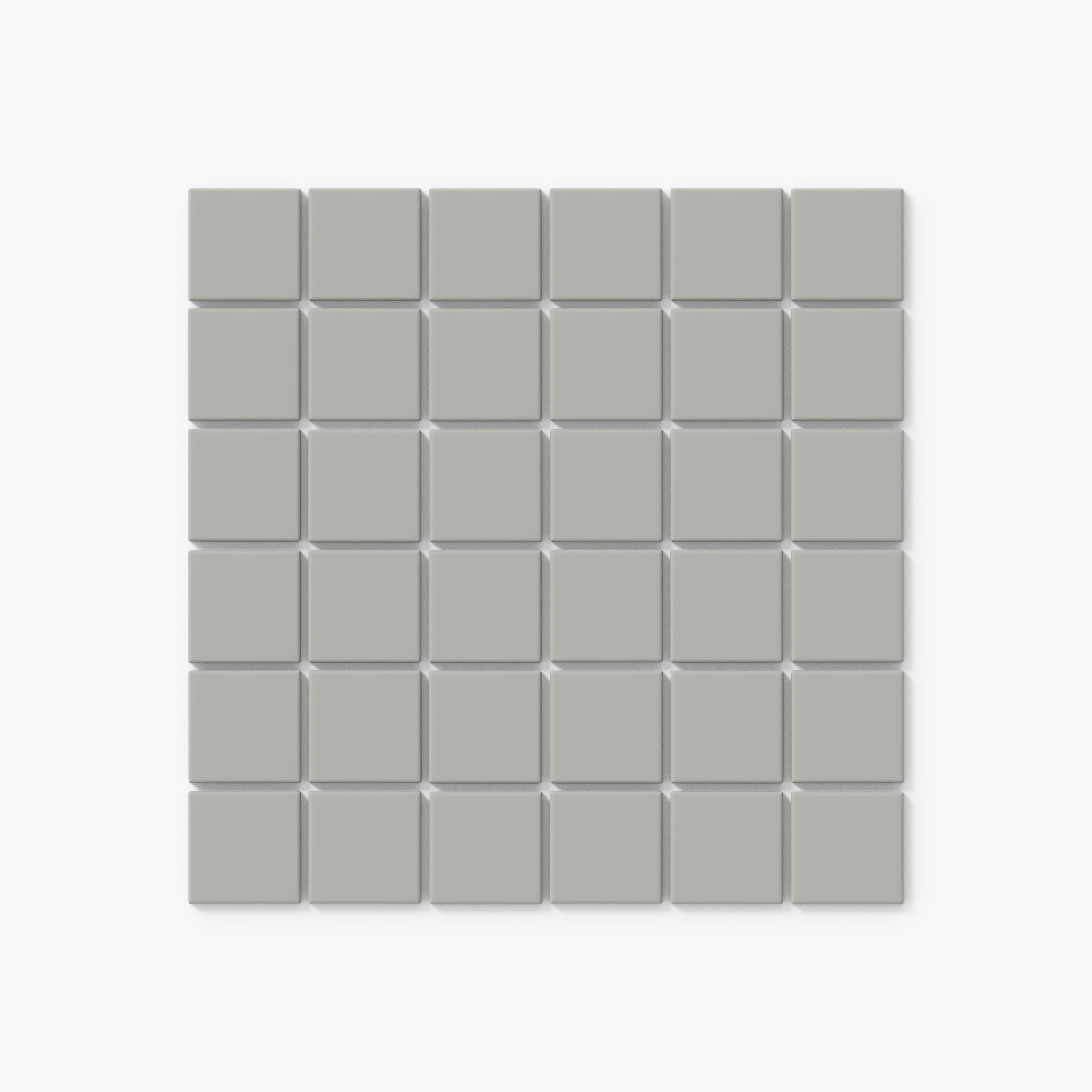 2x2 Straight Set Sheeted Natural Press Ceramic Mosaic Tile in Puget Sound Matte