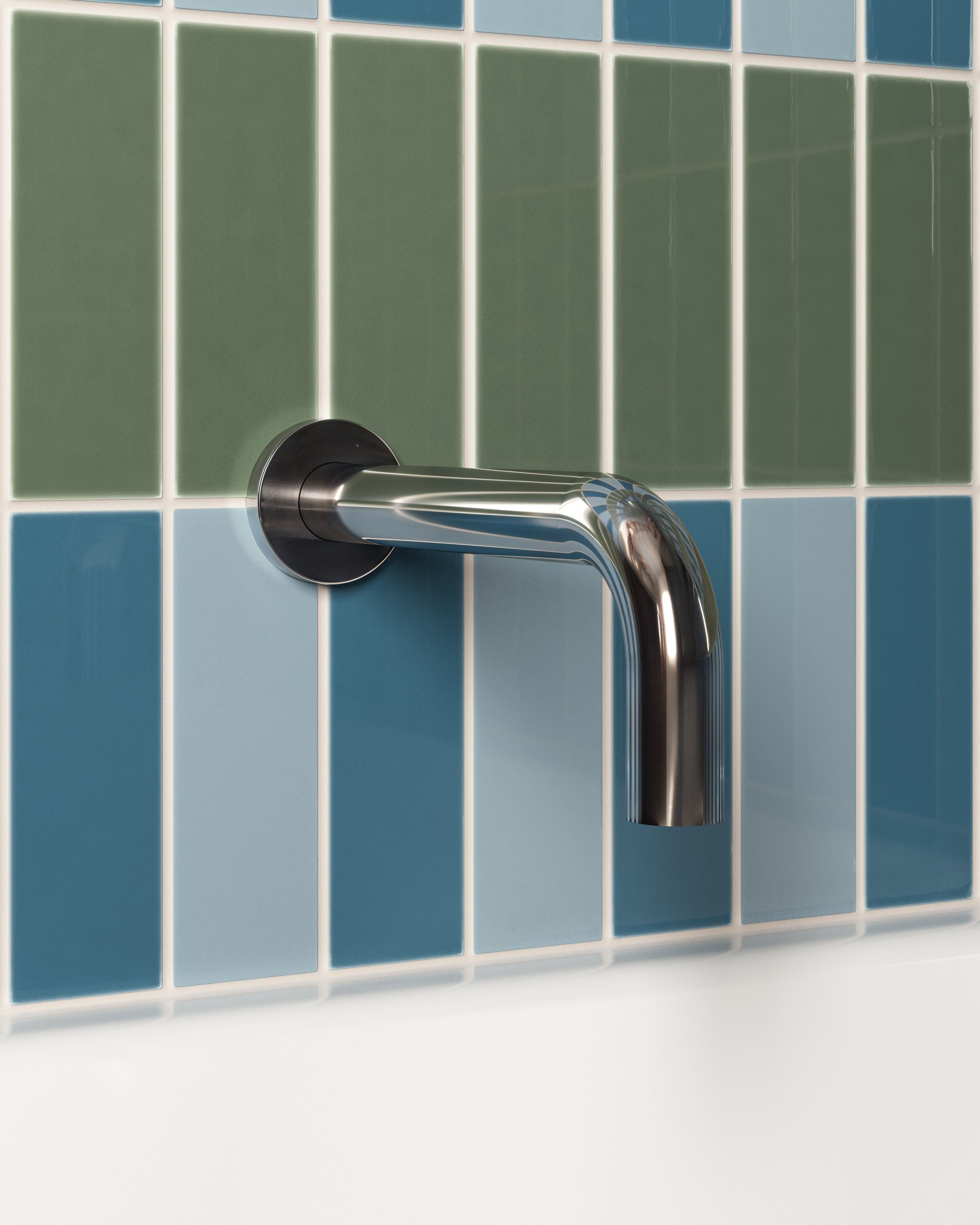Contour Wall Mount 7.5" Spout in Polished Chrome
