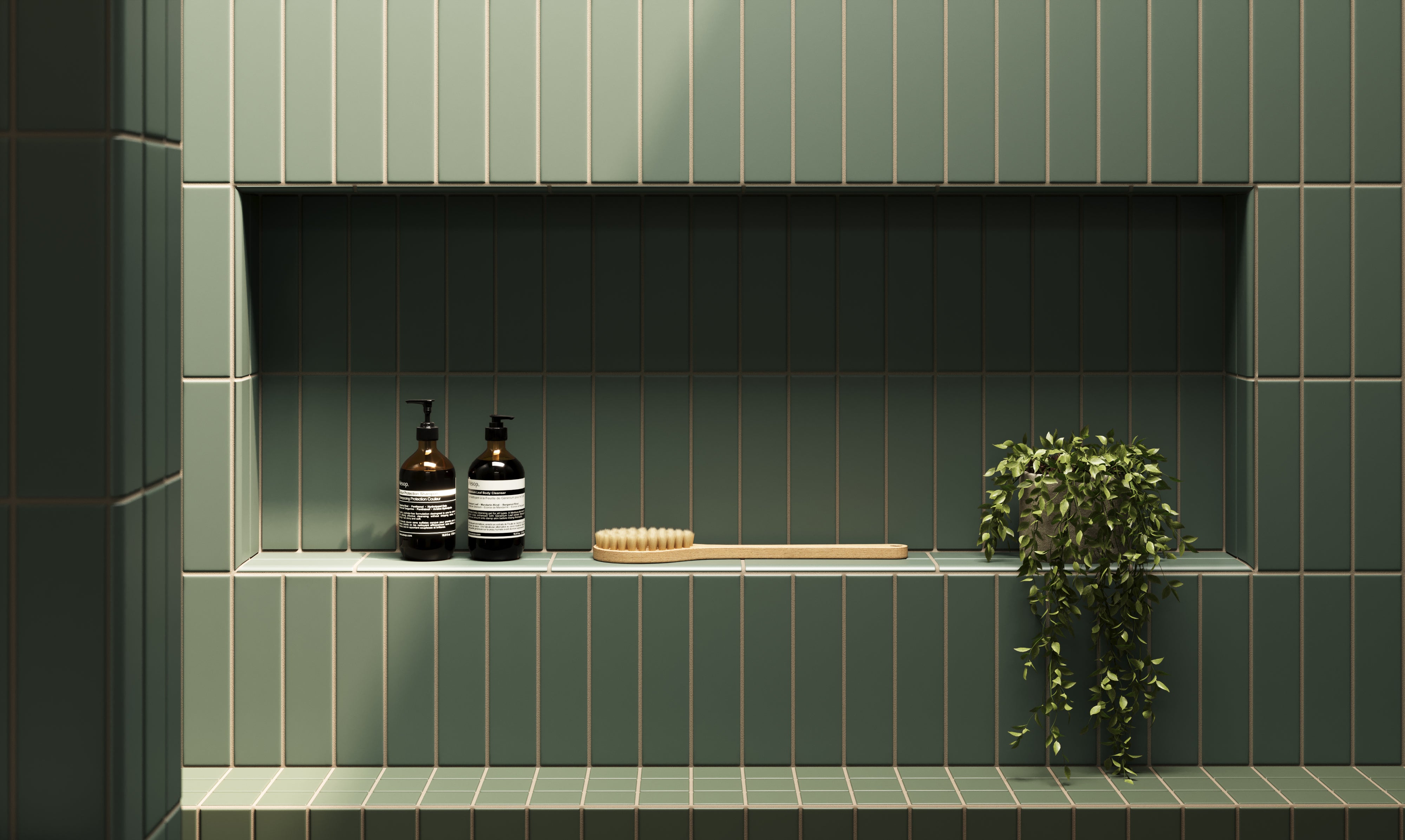 2x8 Natural Press Tile in San Juan Matte