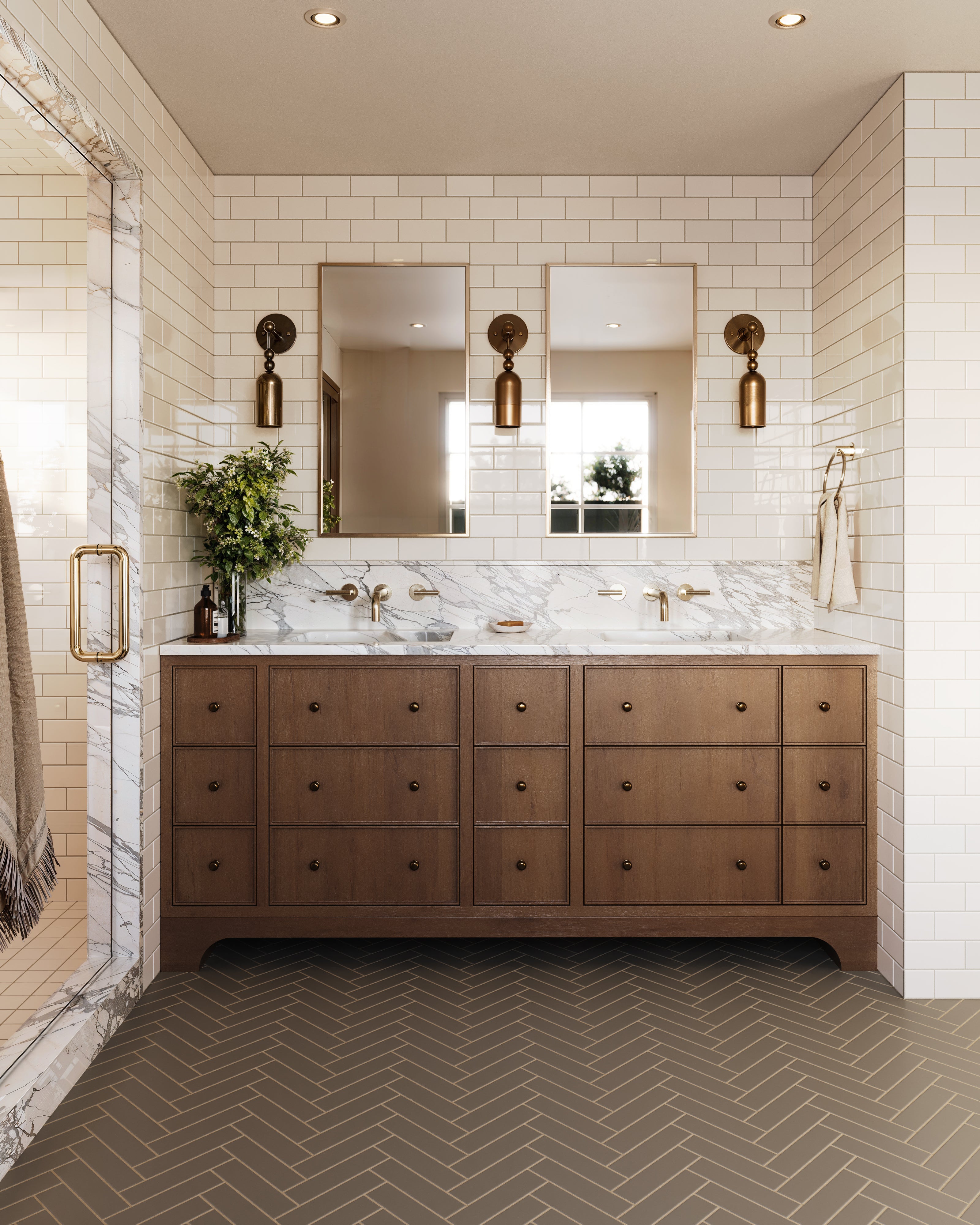 Quick Ship 3x6 Natural Press Tile in Full Sail Gloss