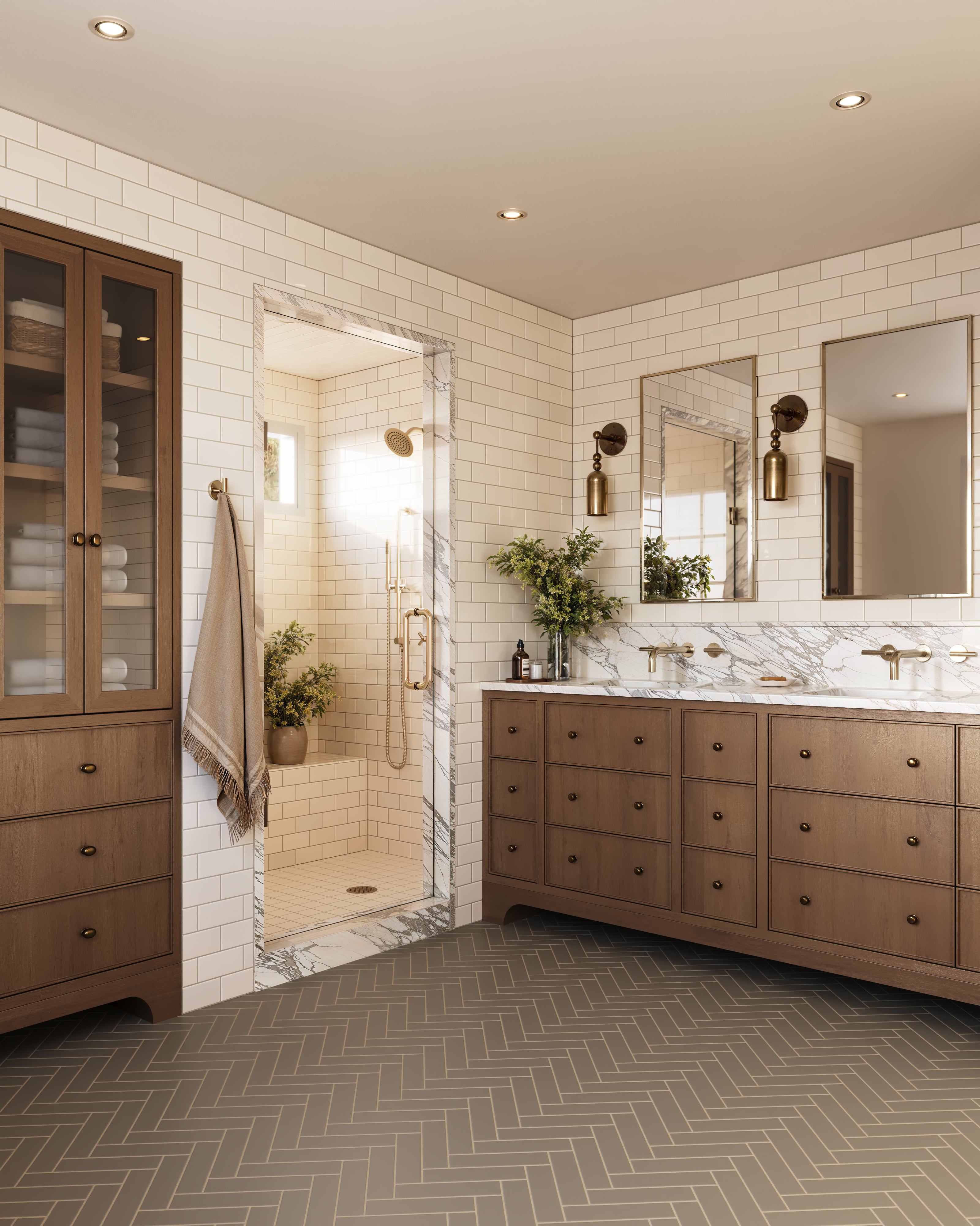 3x6 Natural Press Ceramic Tile in Full Sail Gloss