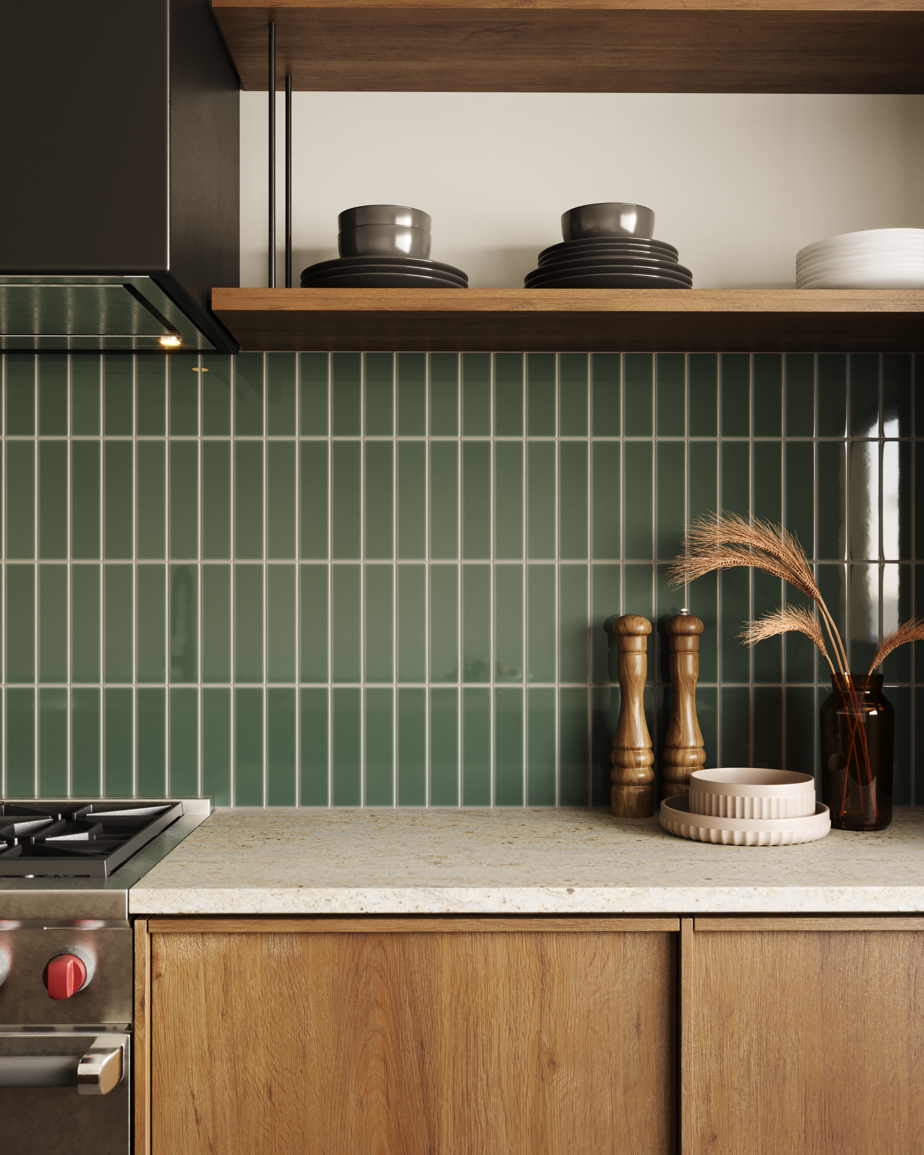 Quick Ship 2x8 Natural Press Tile in San Juan Gloss