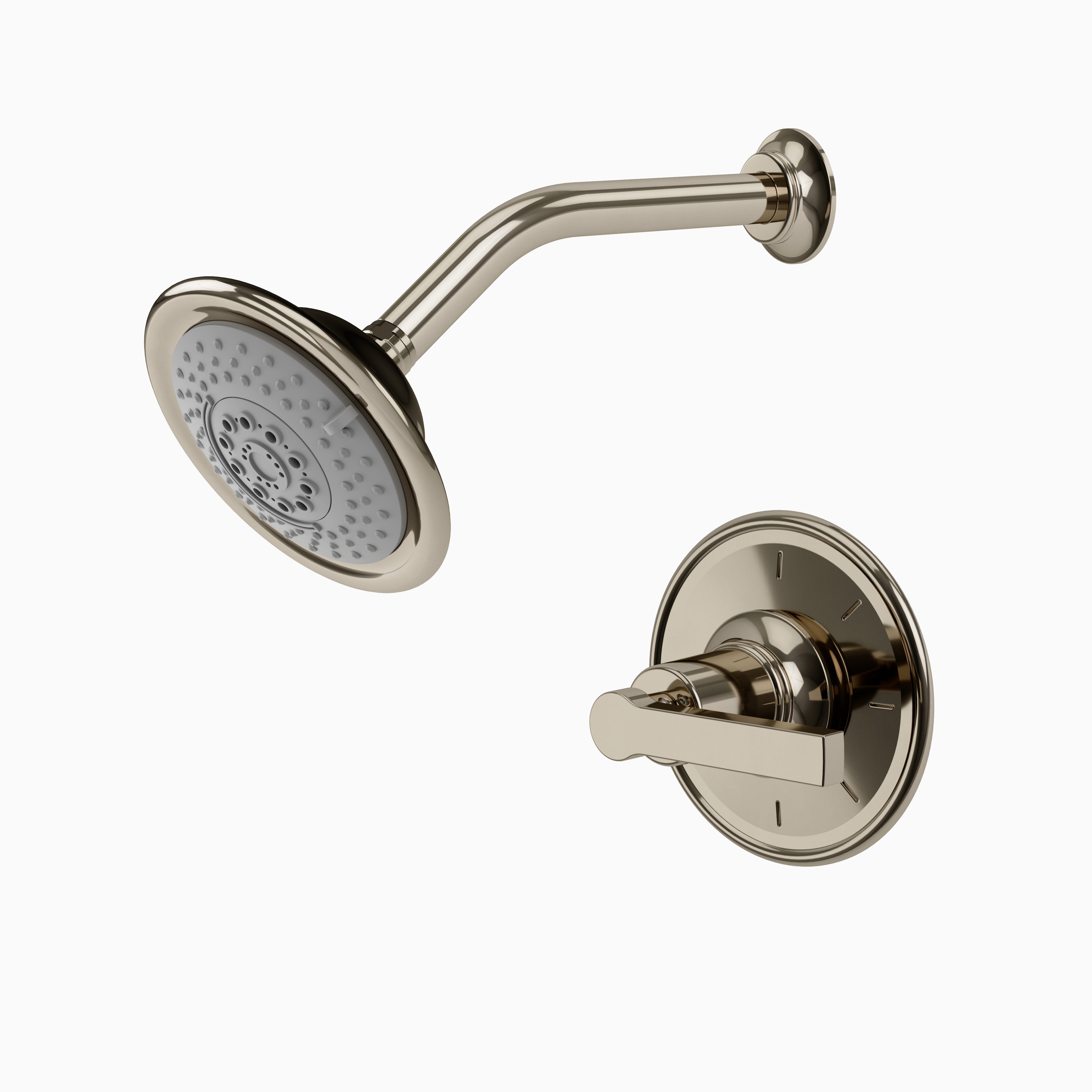 Emerson Pressure Balance Shower - Lever Handle in Polished Nickel