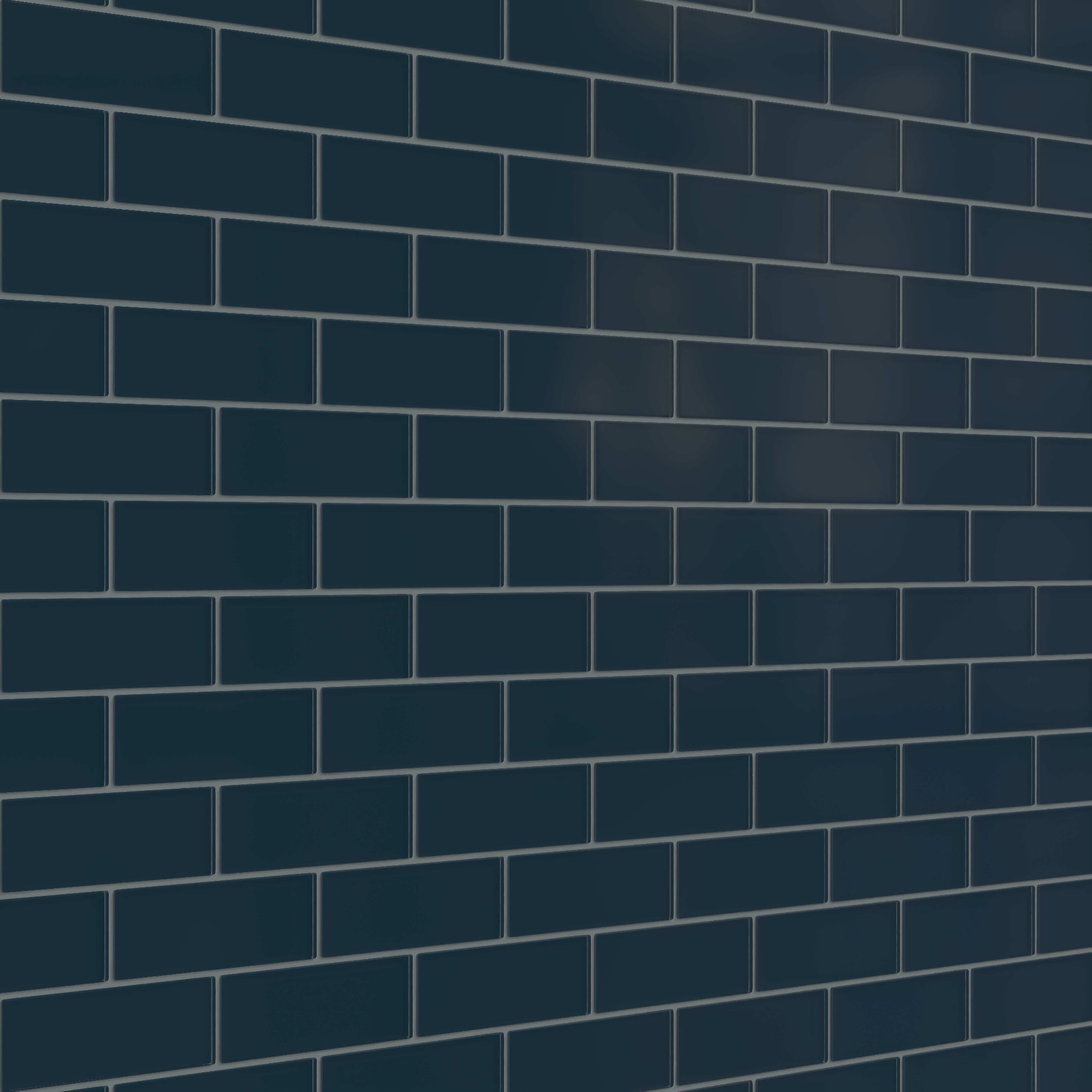 2x6 Glass Tile in Grackle Matte