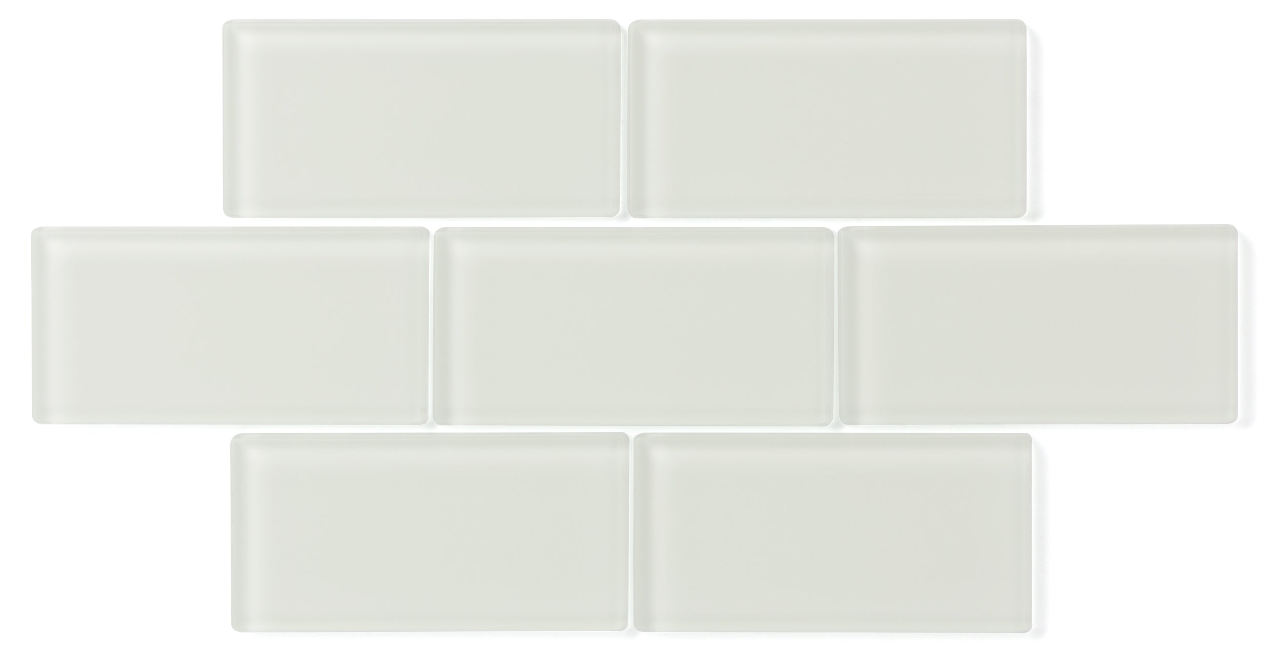 1x4 Herringbone Sheeted Glass Mosaic Tile in Flycatcher Matte