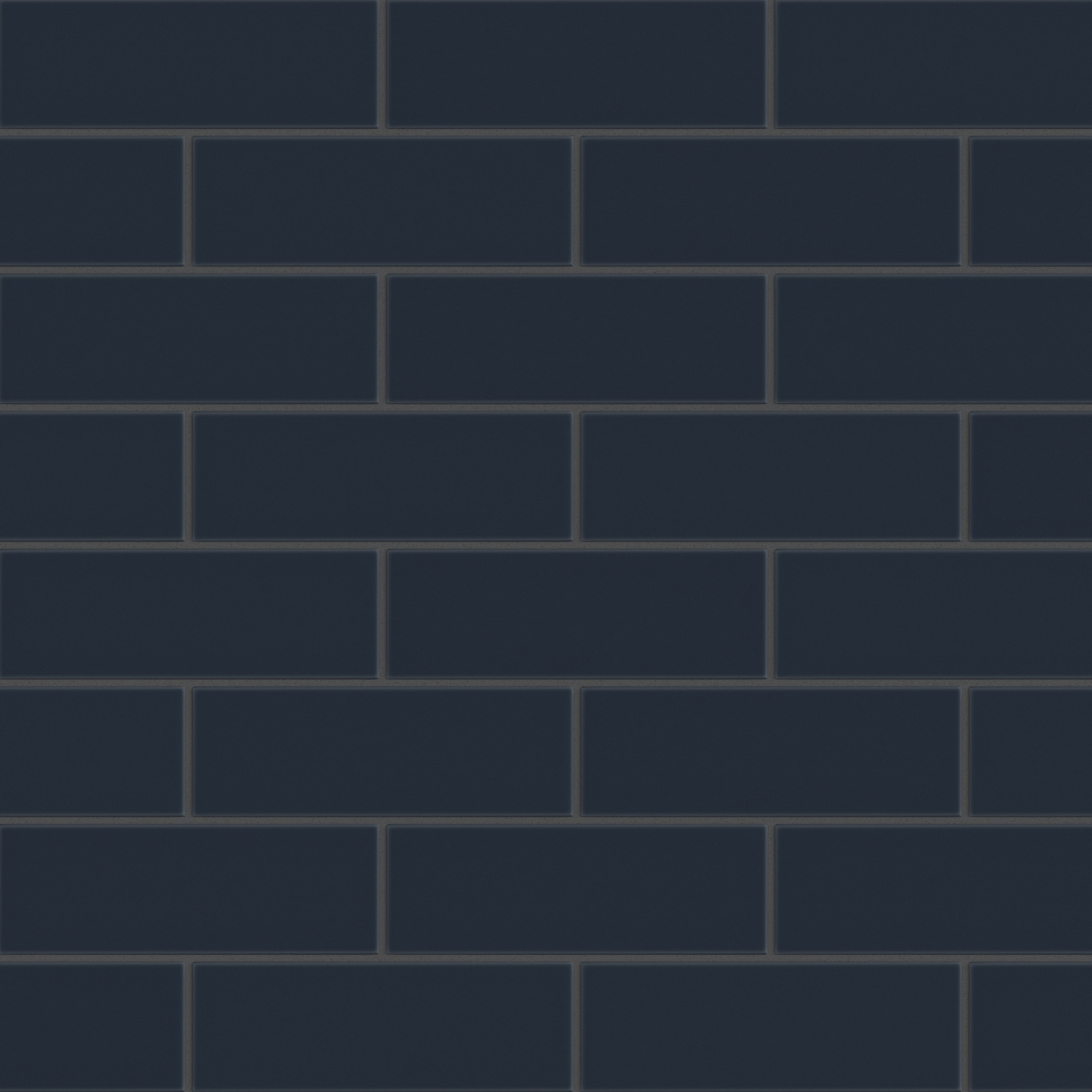 3x9 Original Ceramic Tile in Navy Blue Matte