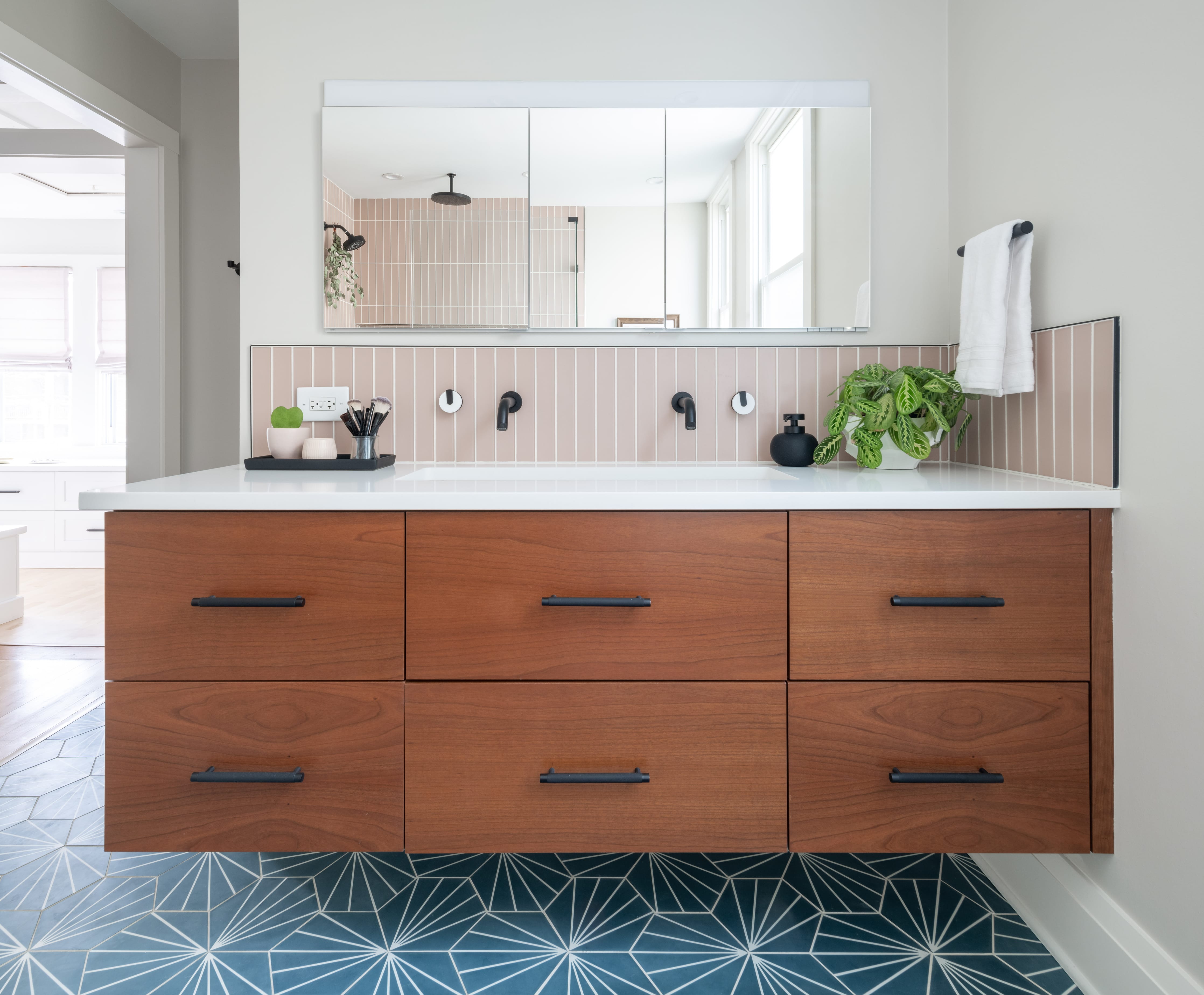 2x12 Glass Tile in Rosy Finch Matte