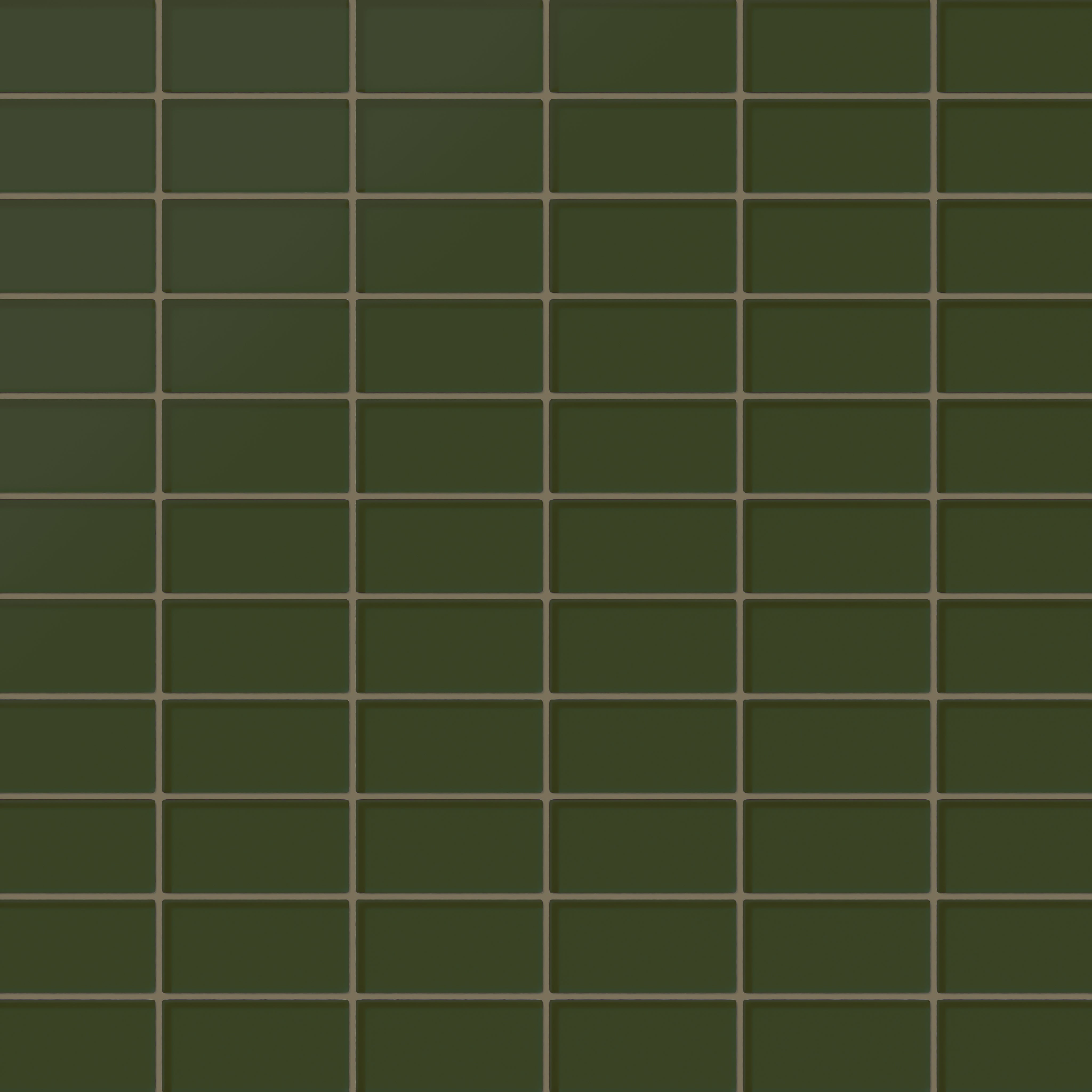 2x4 Straight Set Sheeted Glass Mosaic Tile in Starling Matte