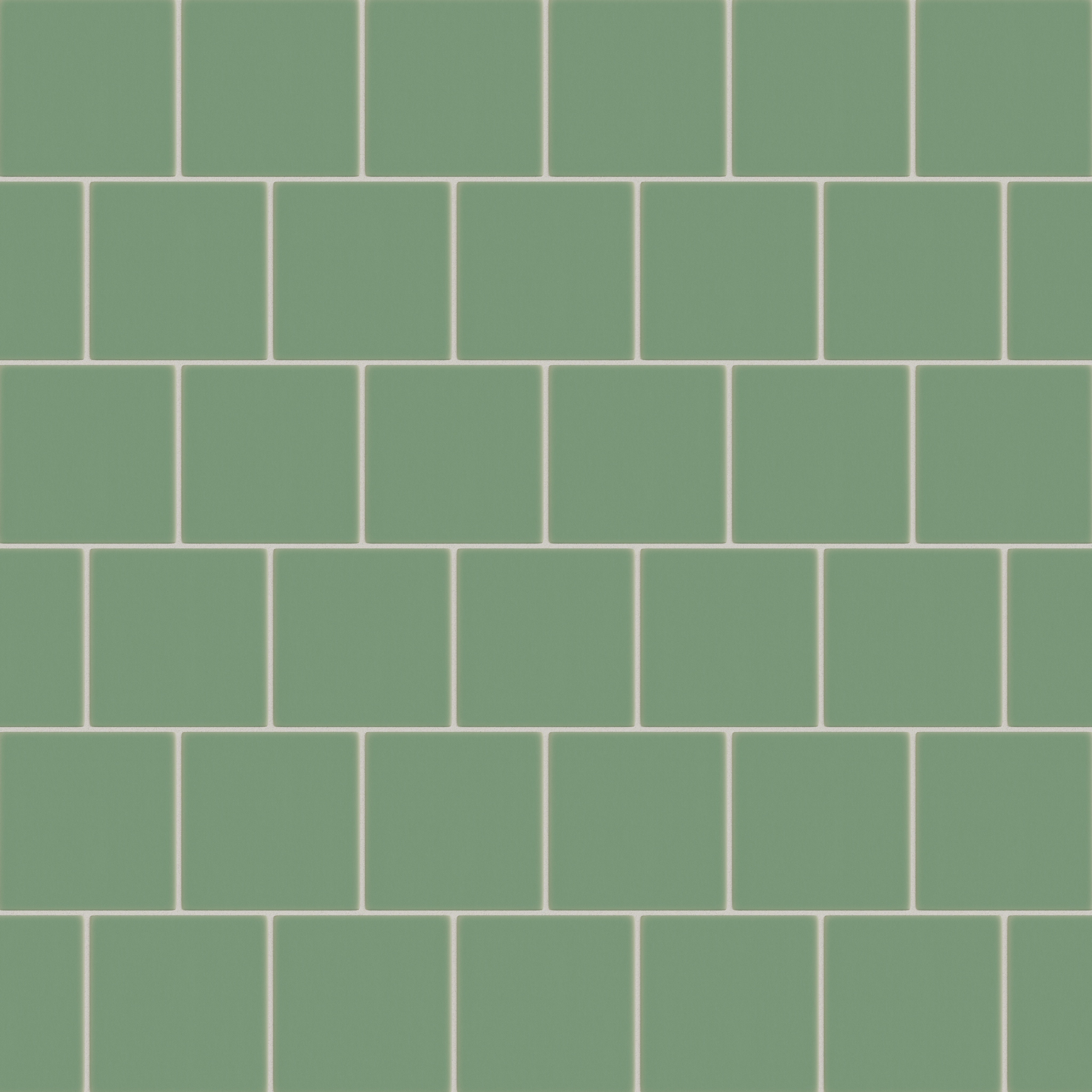 6x6 Original Ceramic Tile in Sea Green Matte