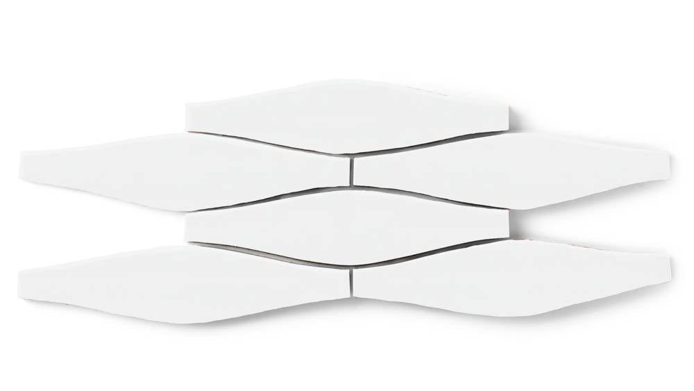 Wave Original Ceramic Tile in Calcite Gloss
