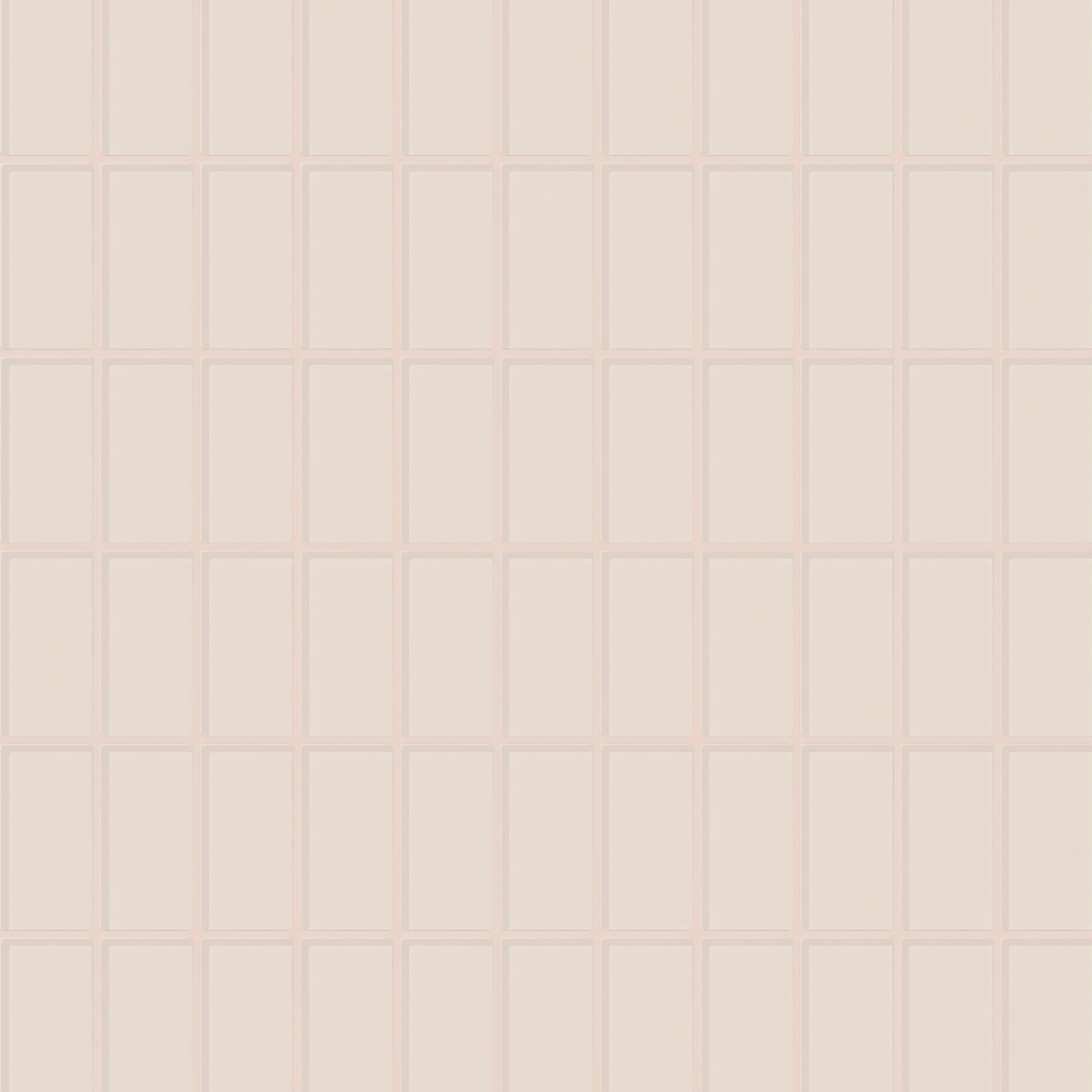 2x4 Straight Set Sheeted Glass Mosaic Tile in Sandpiper Gloss