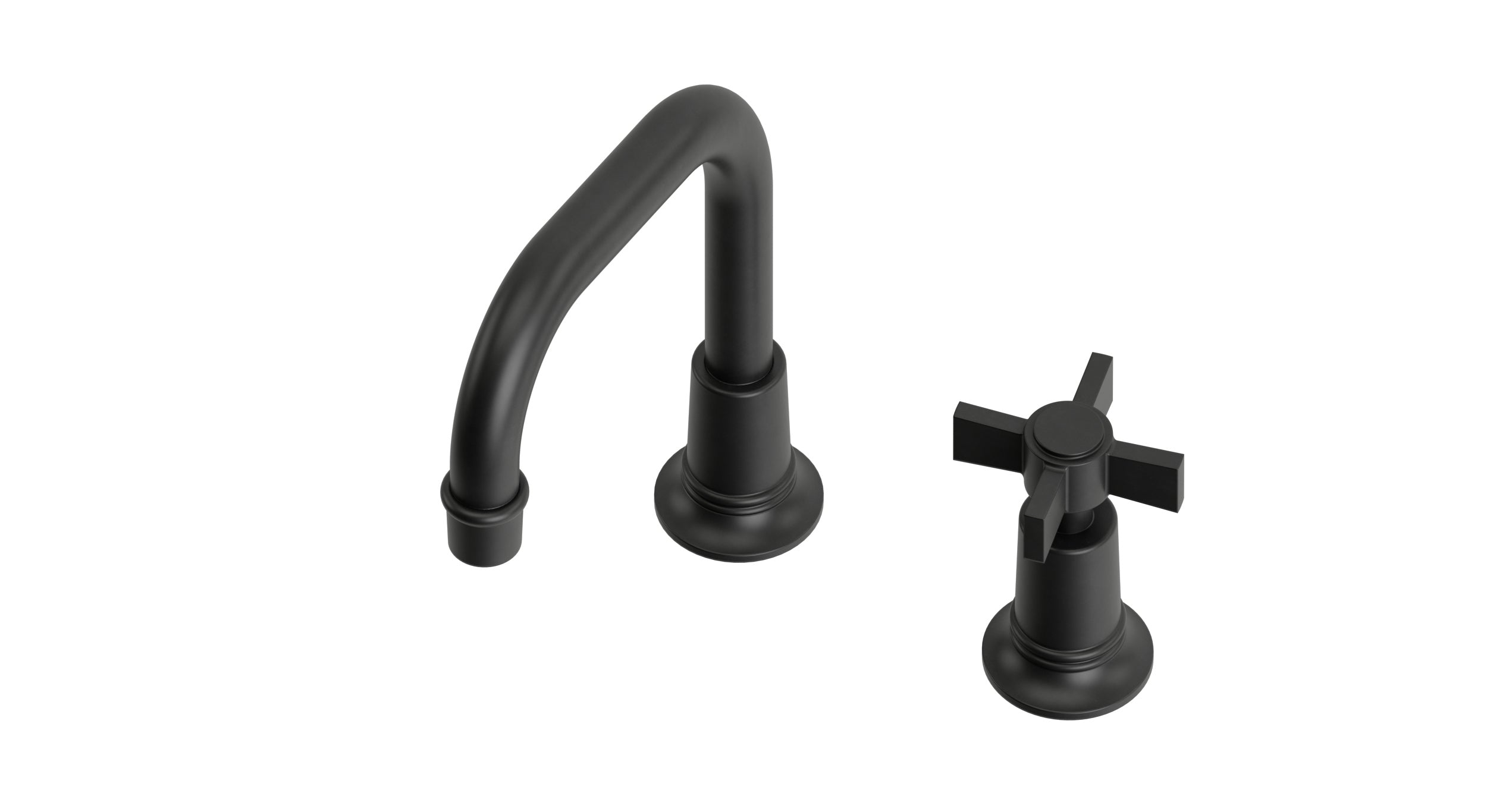 Emerson One Handle Deck Mount Squaretop Lavatory Faucet with Defined Cross Handle in Oil Rubbed Bronze