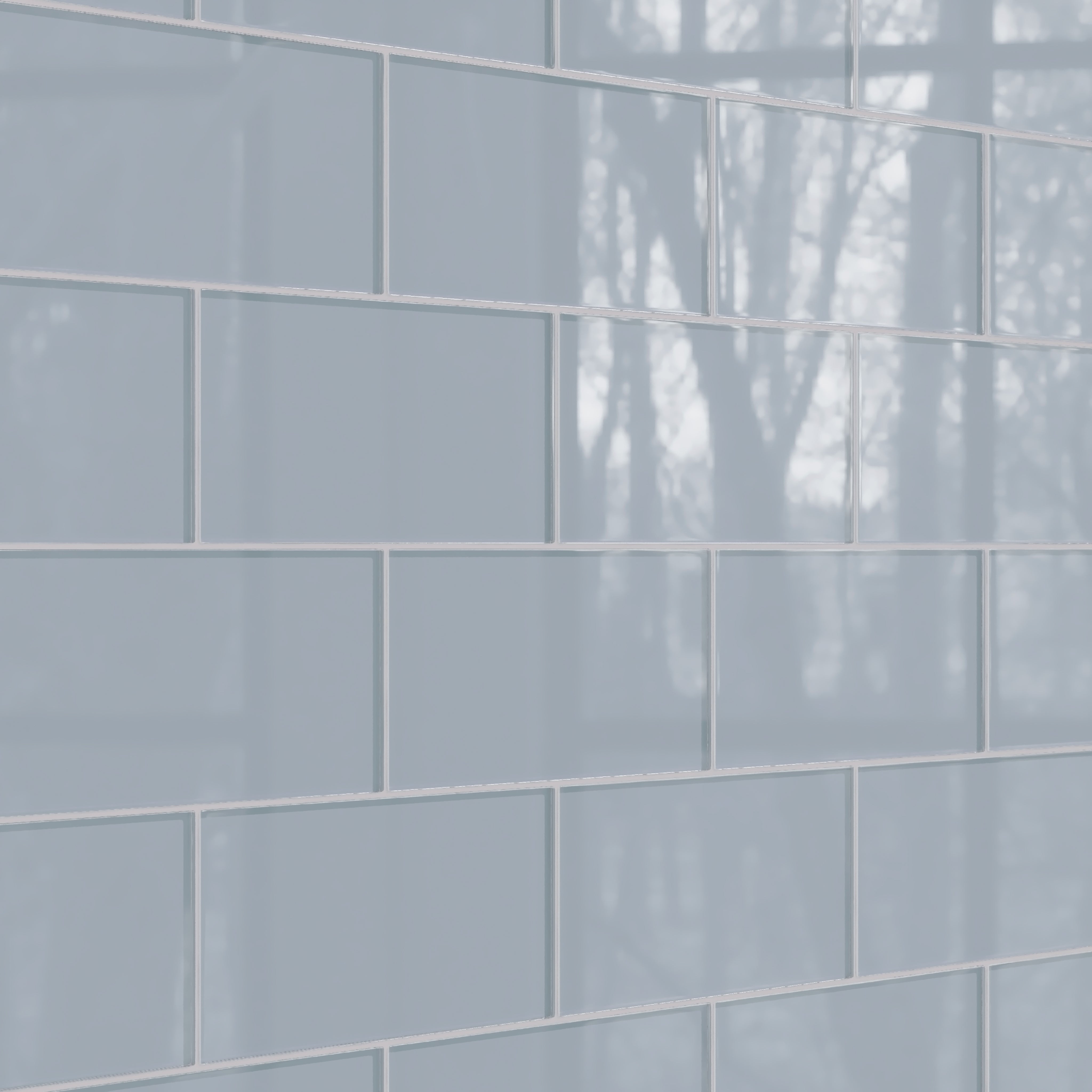 6x12 Glass Tile in Pinyon Jay Gloss
