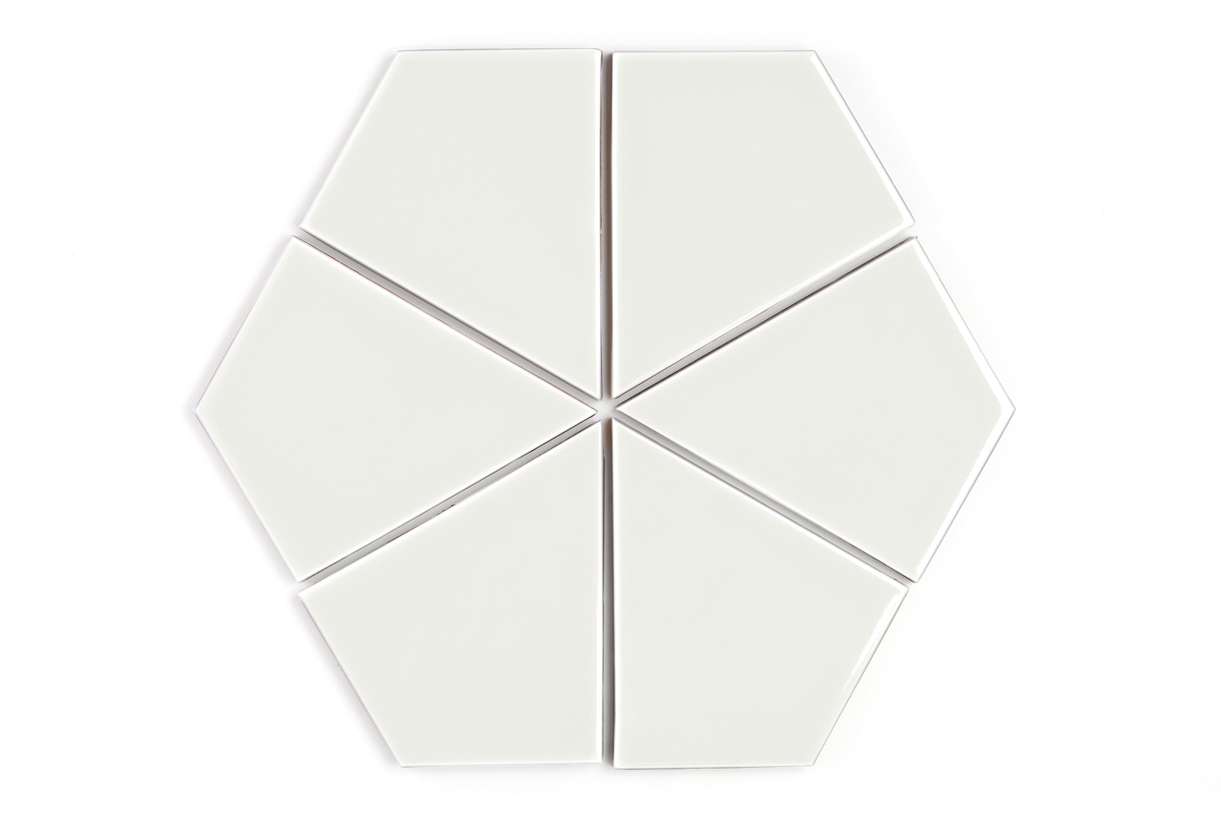 Hexite Original Ceramic Tile in Limewash Gloss