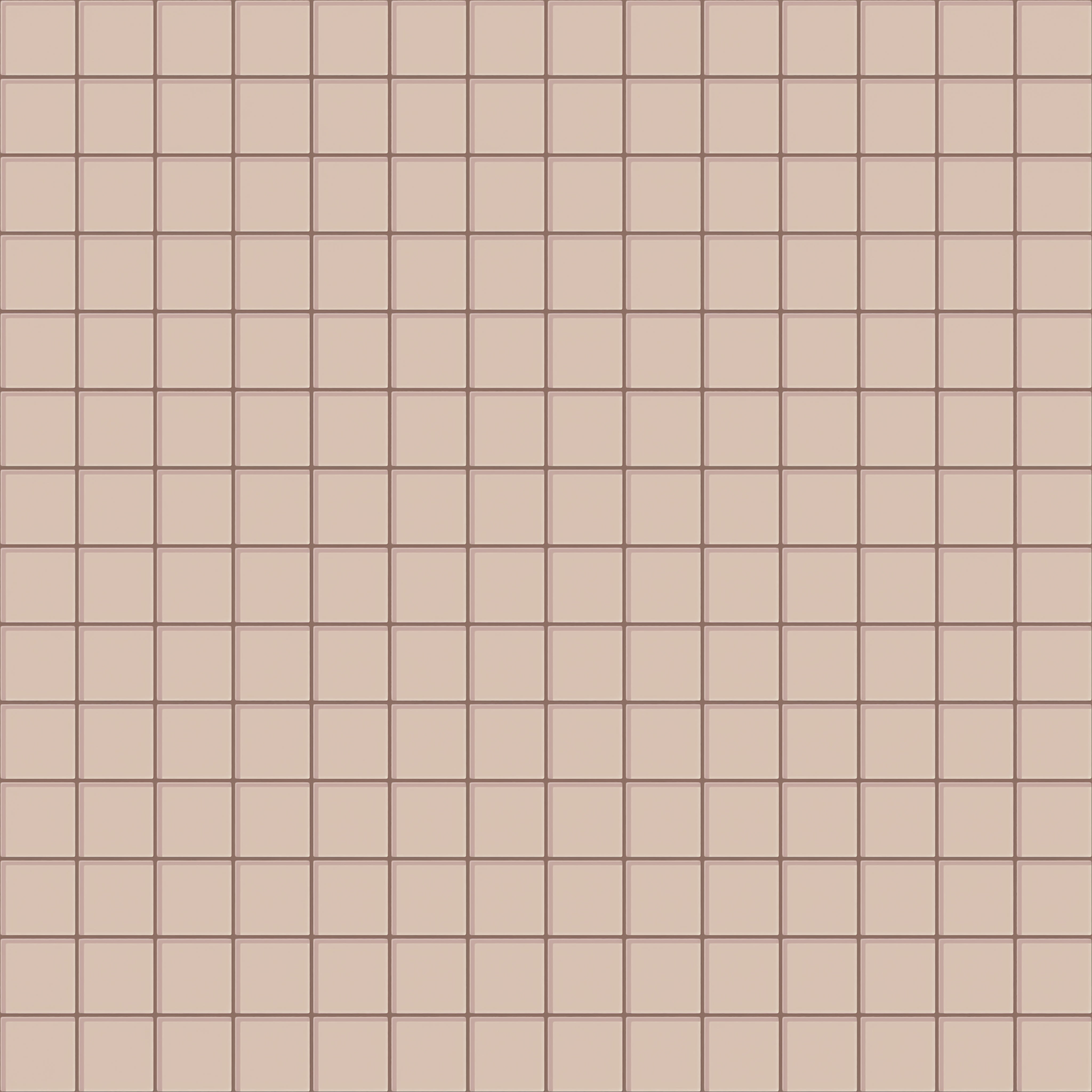 3x3 Straight Set Sheeted Glass Mosaic Tile in Rosy Finch Gloss