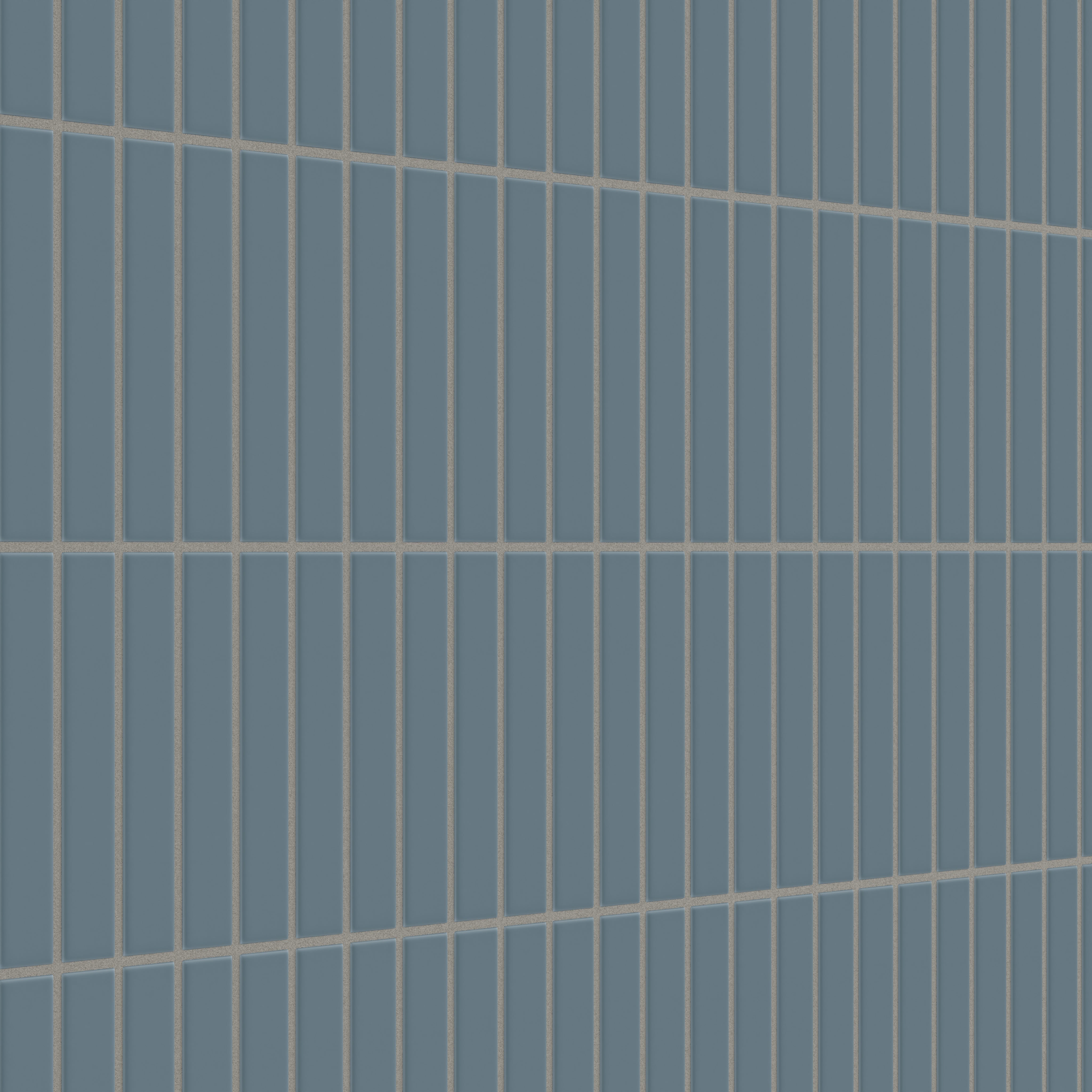 1x6 Straight Set Sheeted Original Ceramic Mosaic Tile in Nautical Matte
