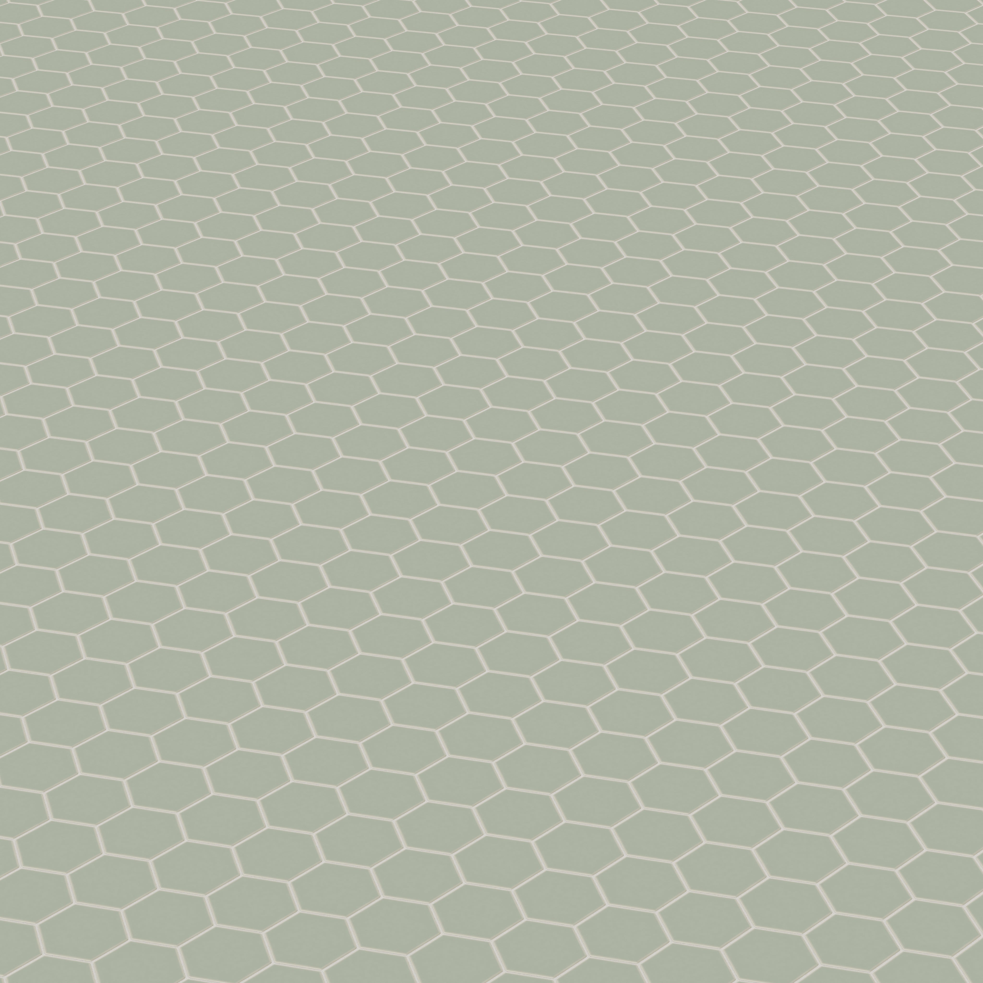 4" Hexagon Original Ceramic Tile in Rosemary Matte