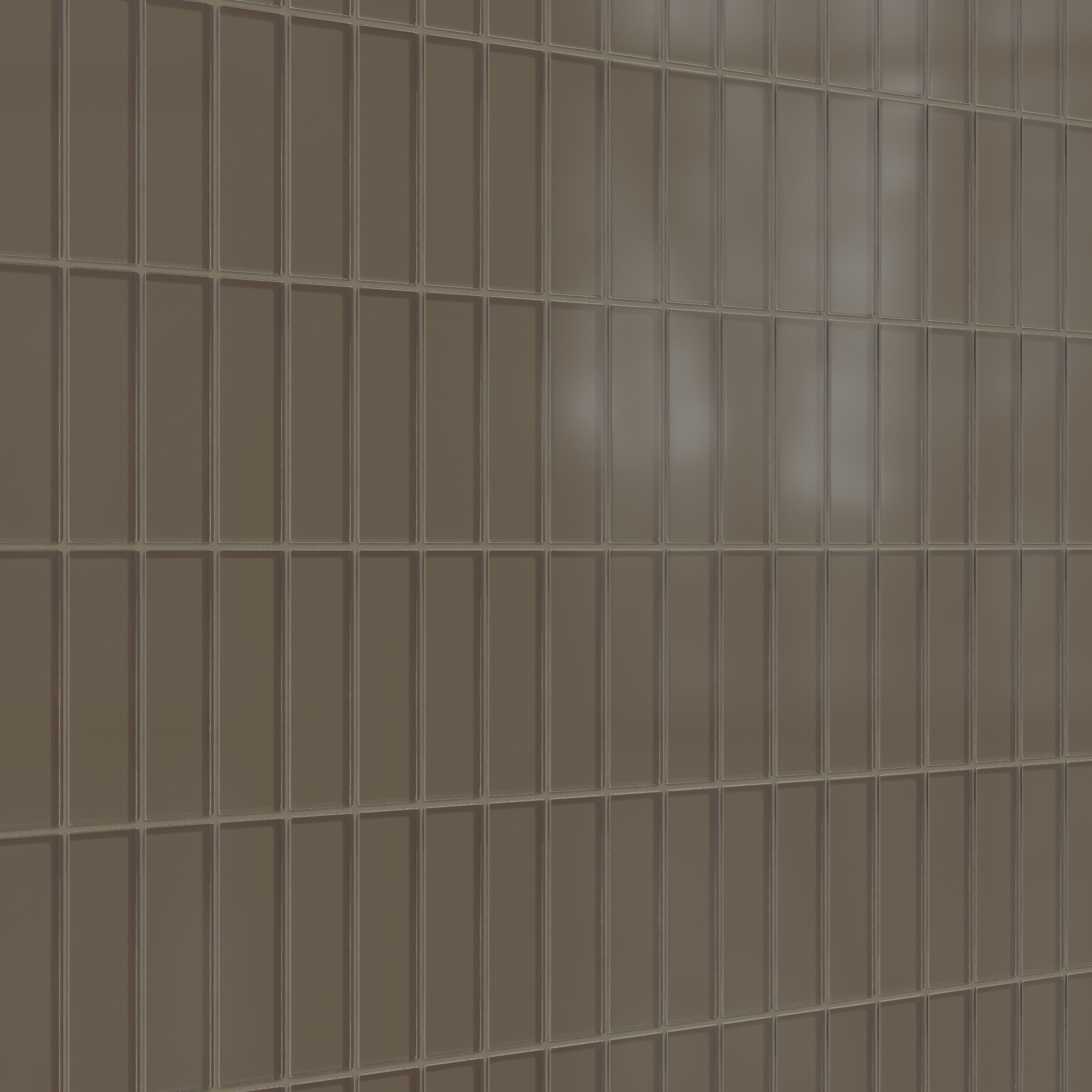 2x6 Glass Tile in Albatross Matte