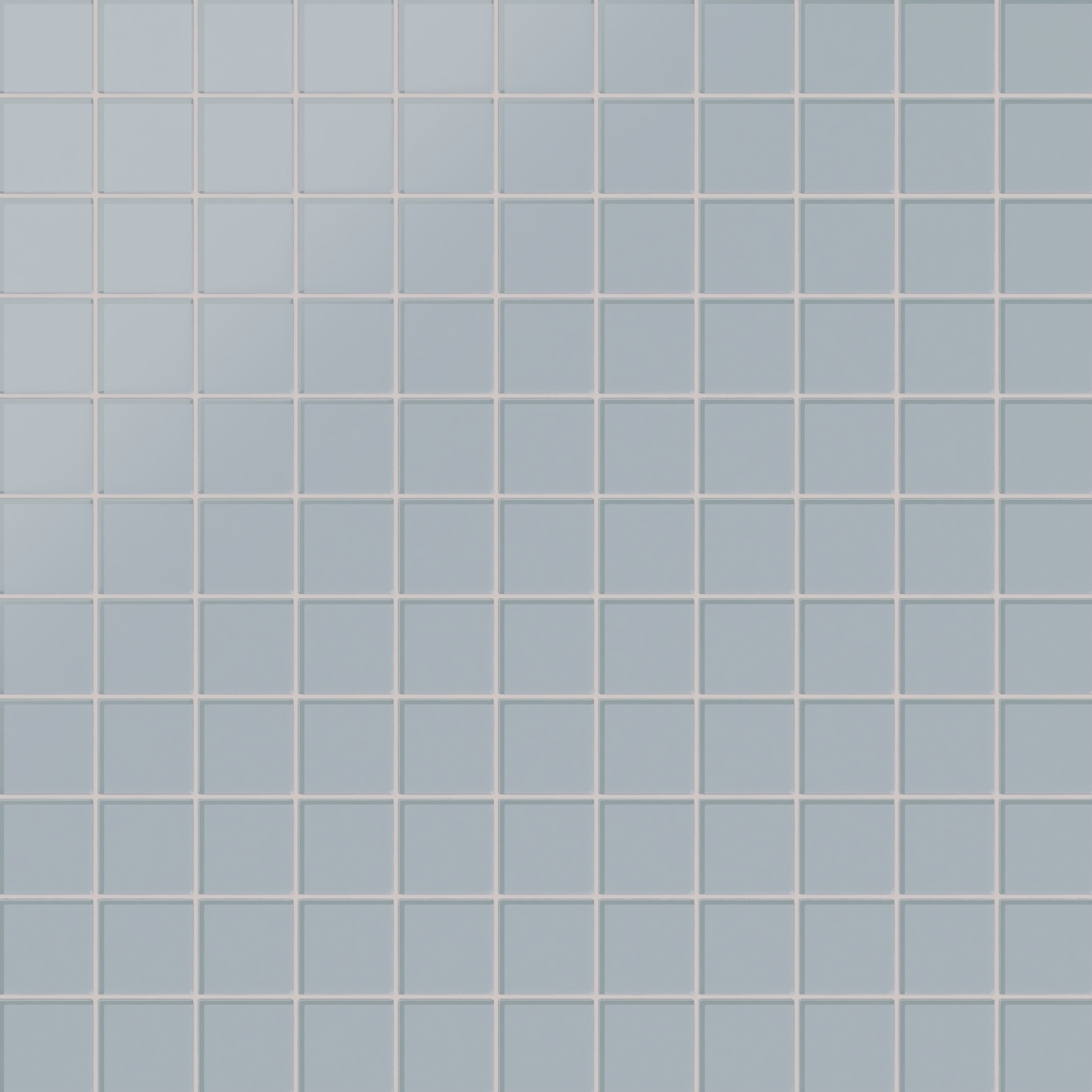 3x3 Straight Set Sheeted Glass Mosaic Tile in Pinyon Jay Matte