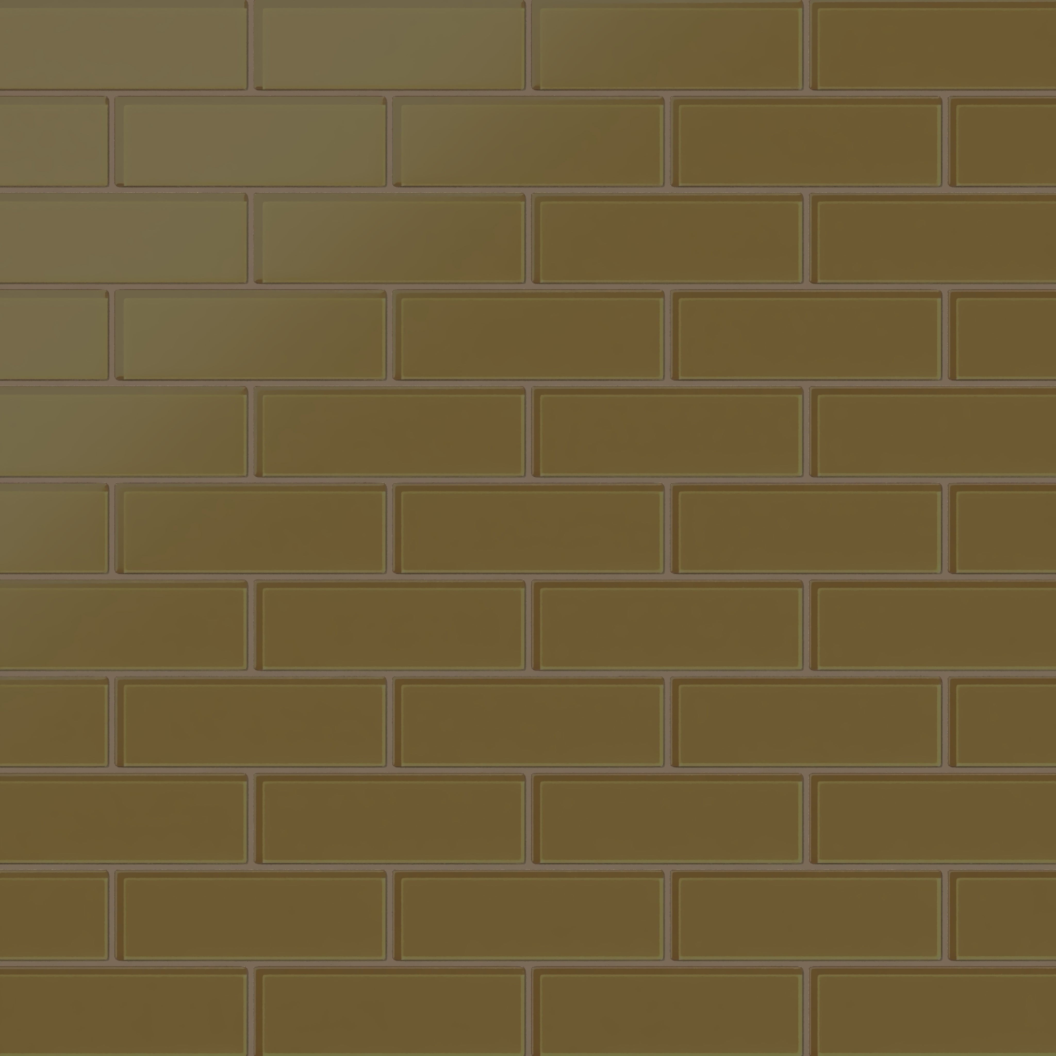 2x6 Glass Tile in Merlin Matte