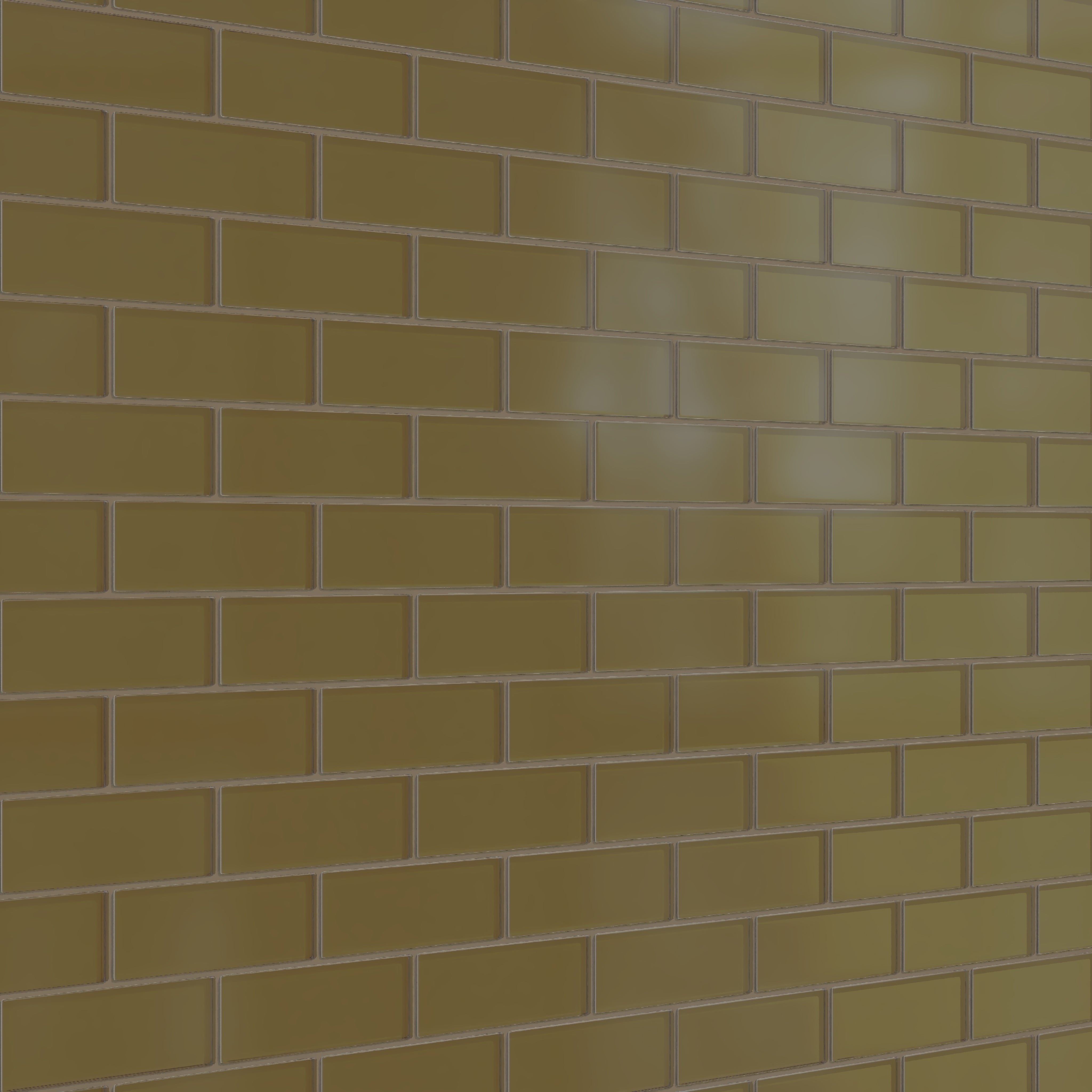2x6 Glass Tile in Merlin Matte