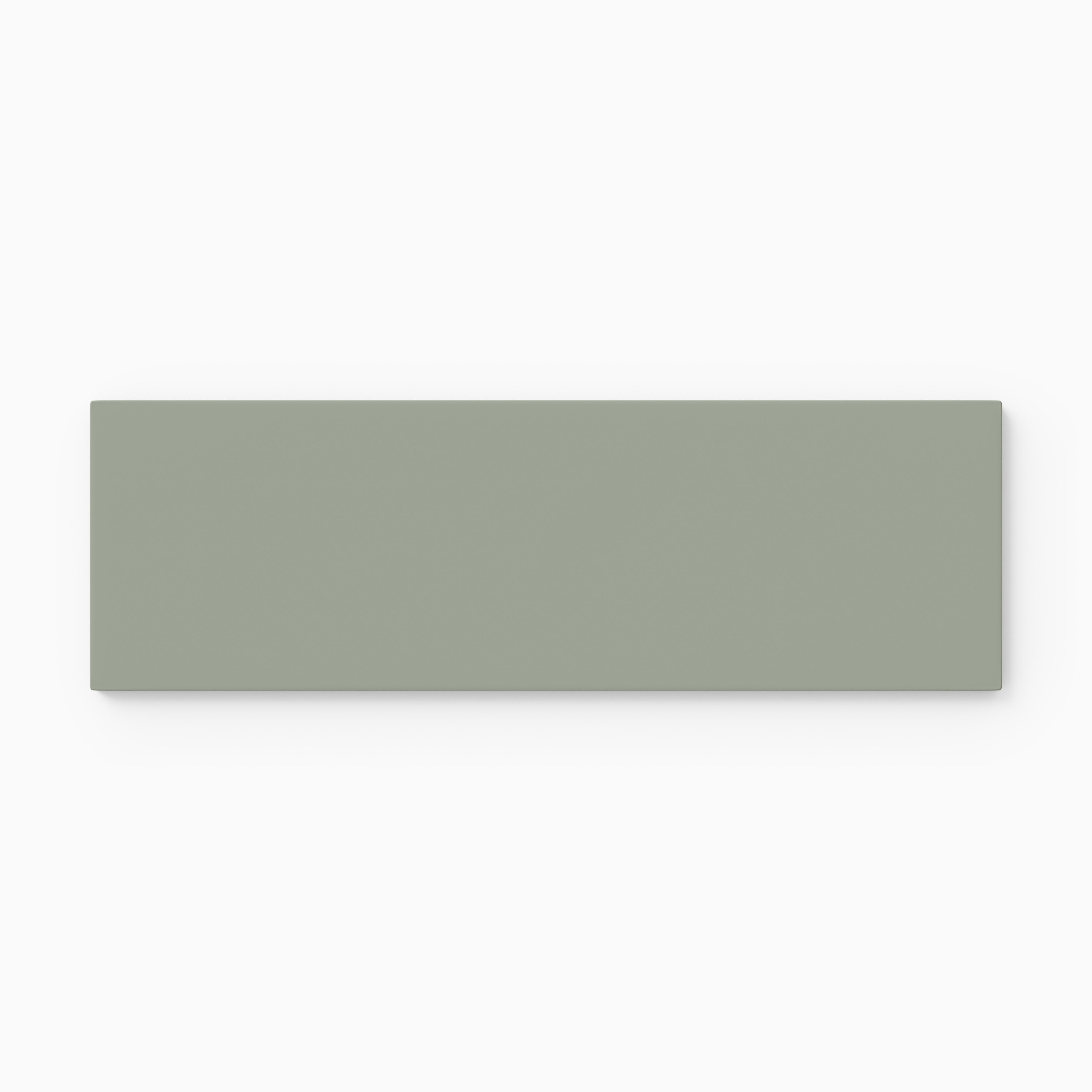 3x9 Natural Press Ceramic Tile in Terre Verte Matte