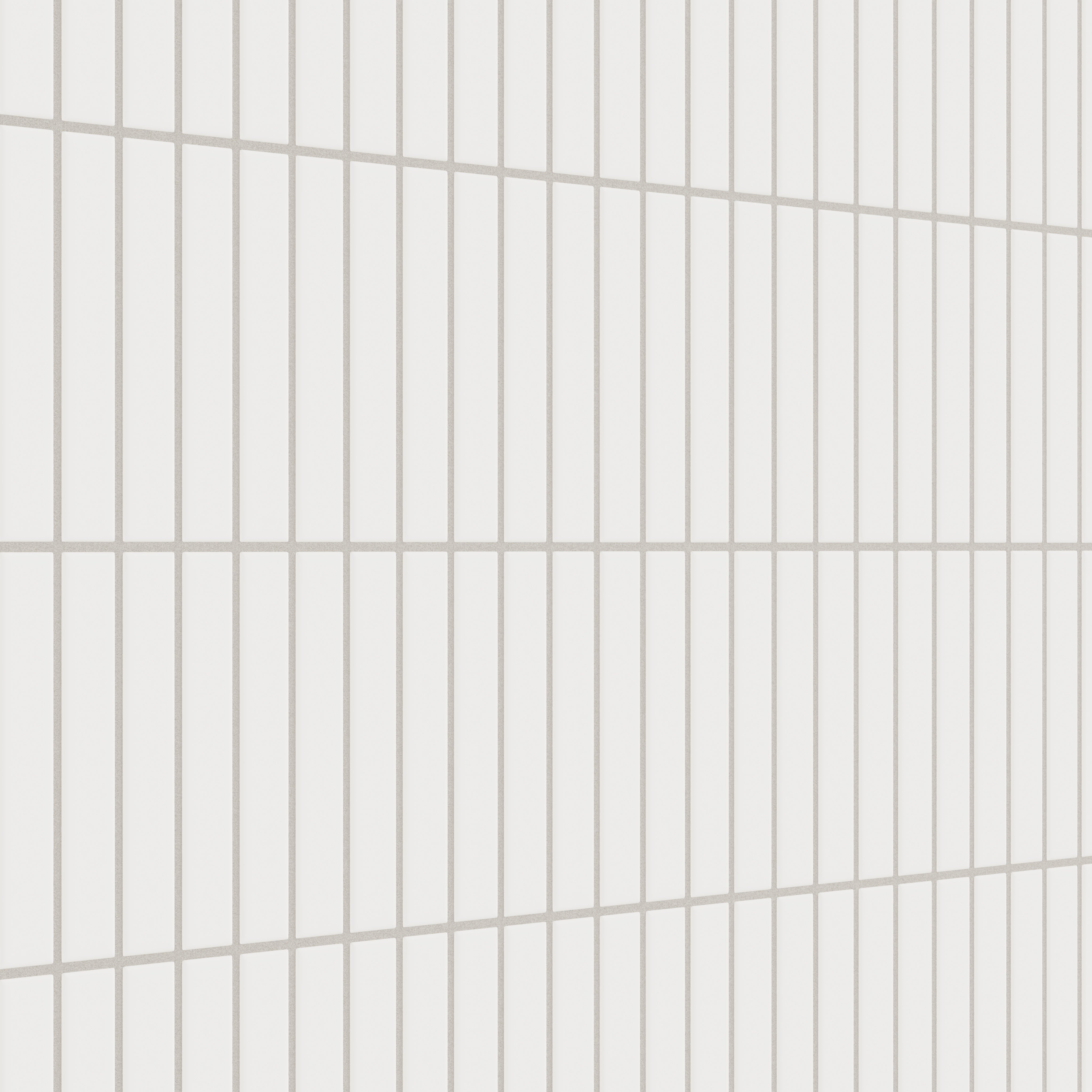 1x6 Straight Set Sheeted Original Ceramic Mosaic Tile in Calcite Matte