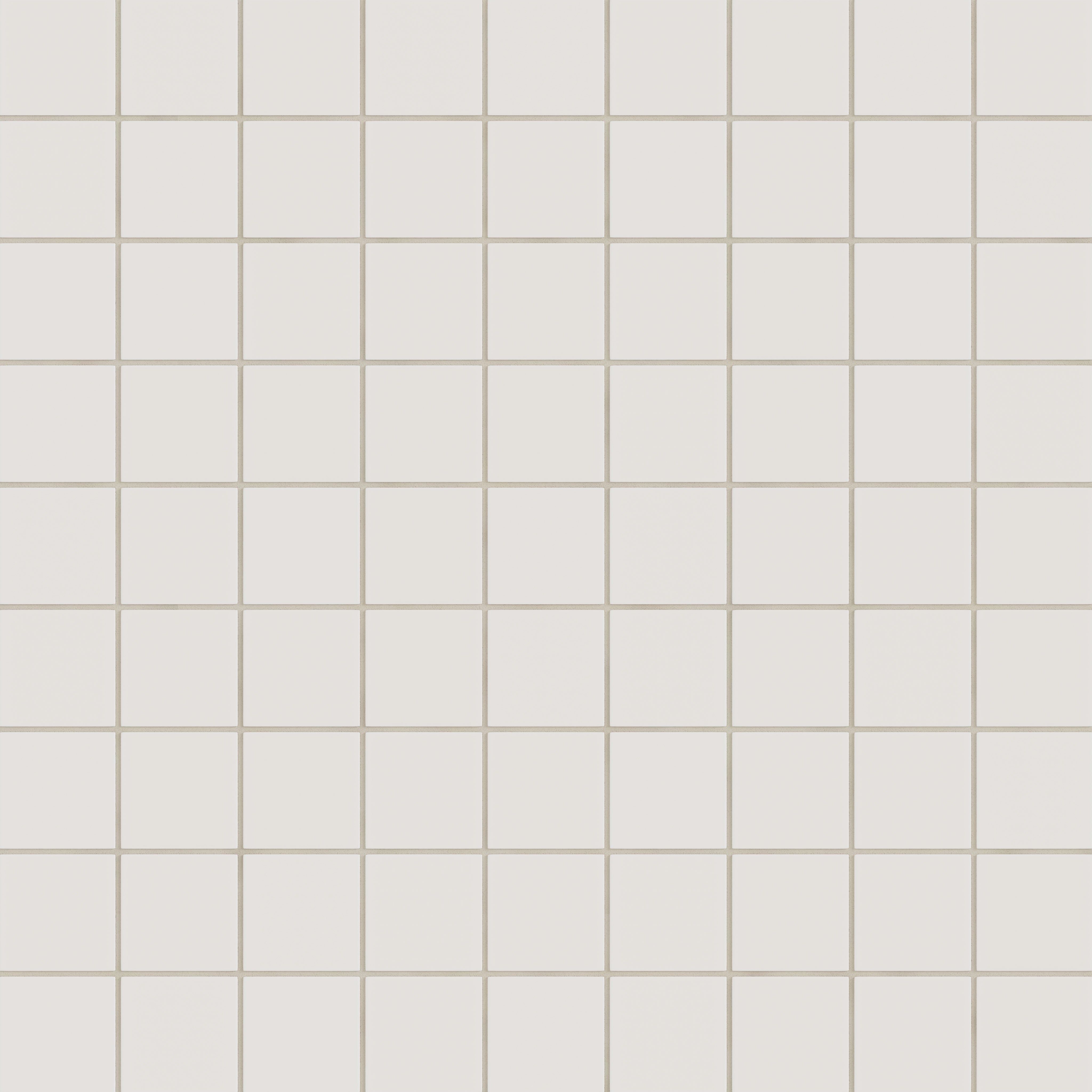 3x3 Straight Set Sheeted Natural Press Ceramic Mosaic Tile in Pearl Matte