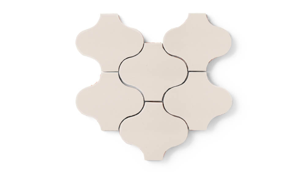 Paseo Original Ceramic Tile in Ivory Gloss