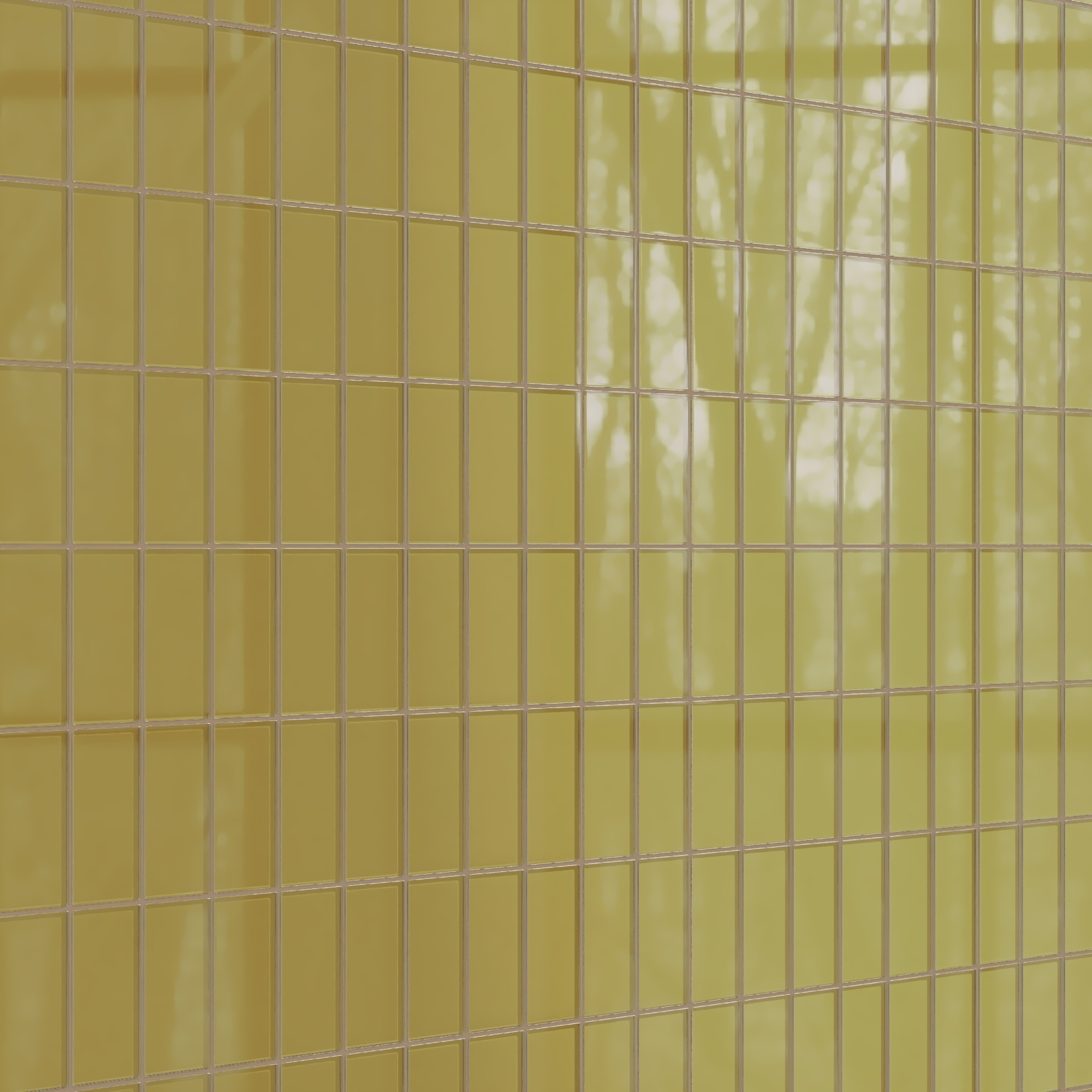 3x6 Glass Tile in Pine Siskin Gloss