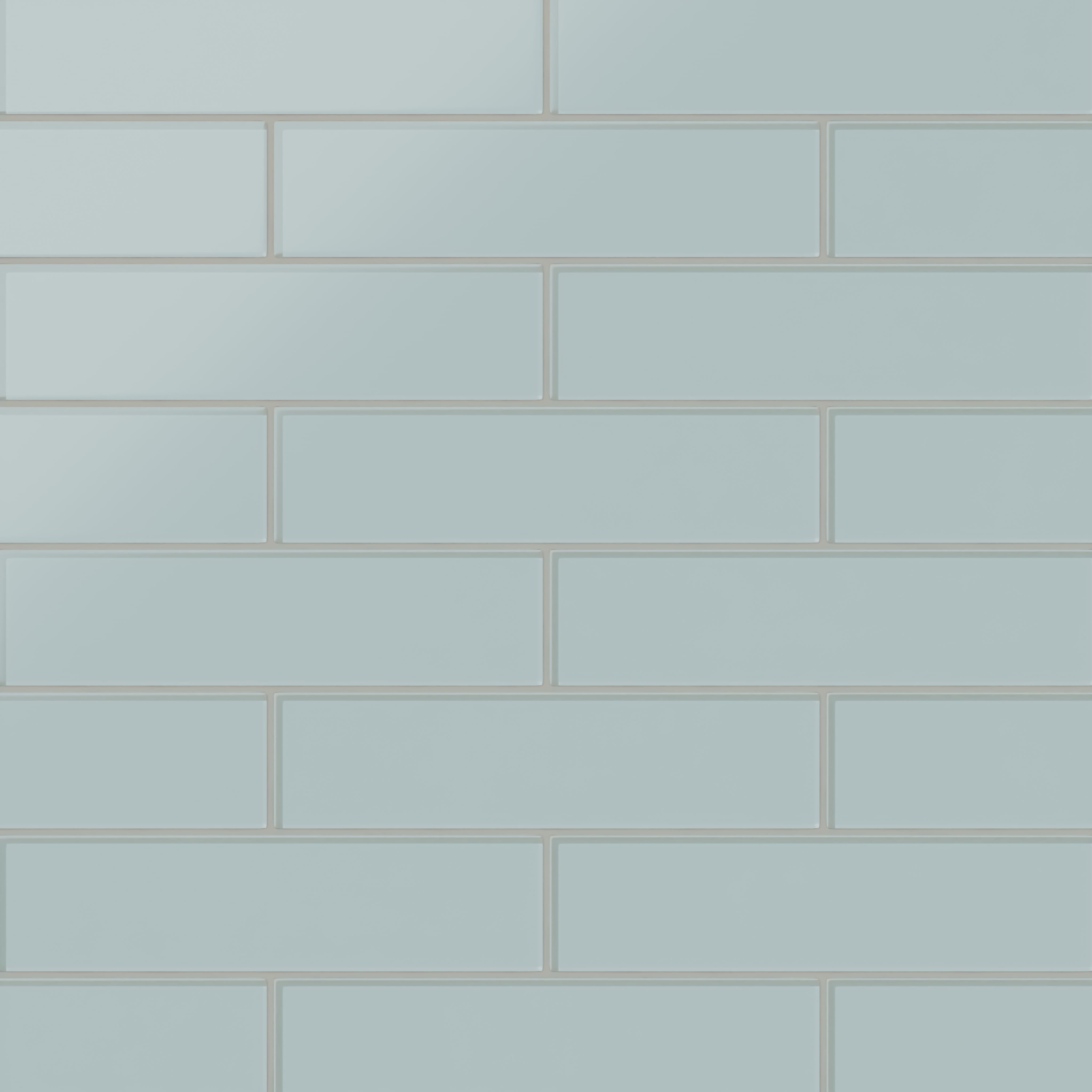 Quick Ship 3x12 Glass Tile in Great Blue Heron Matte