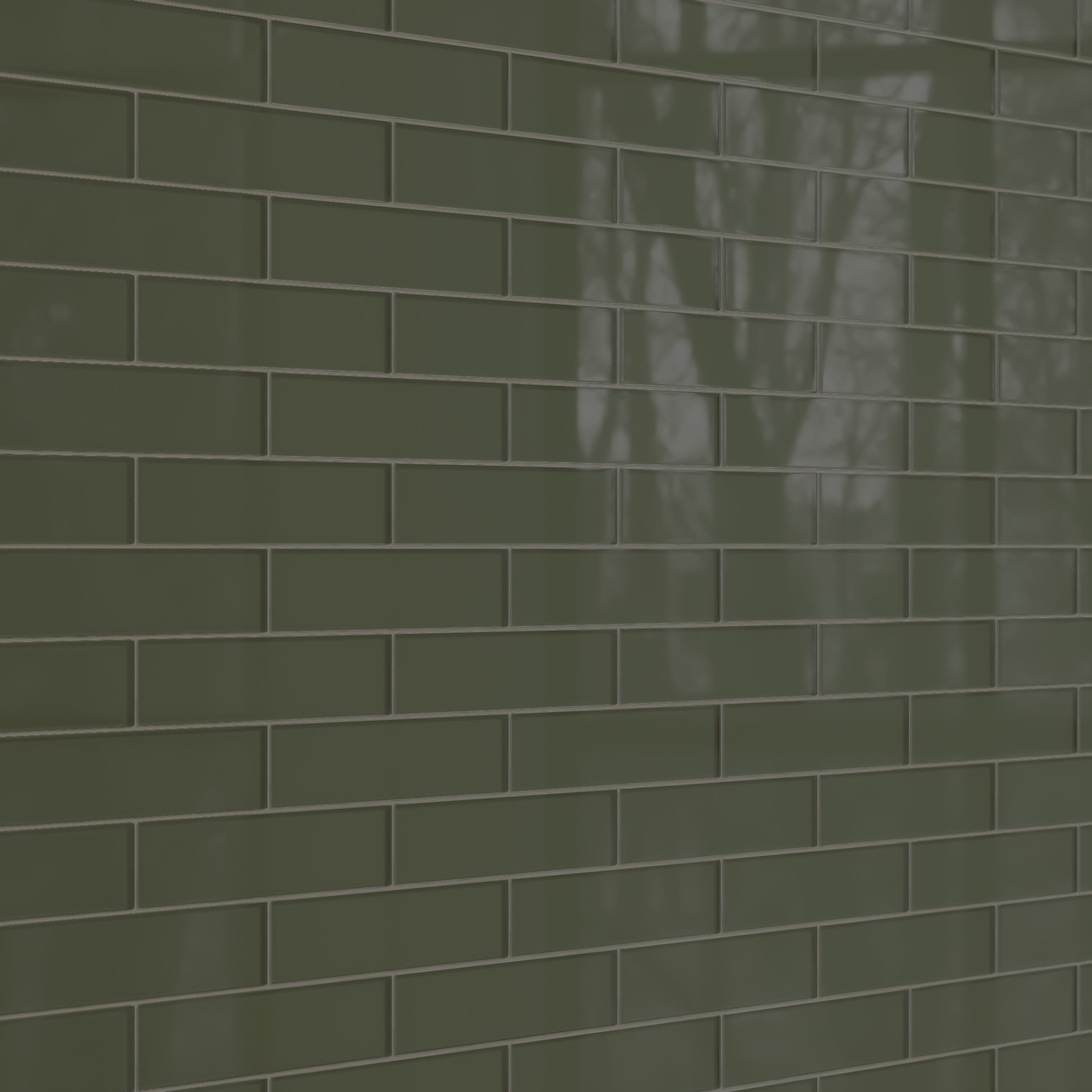 3x12 Glass Tile in Roadrunner Gloss