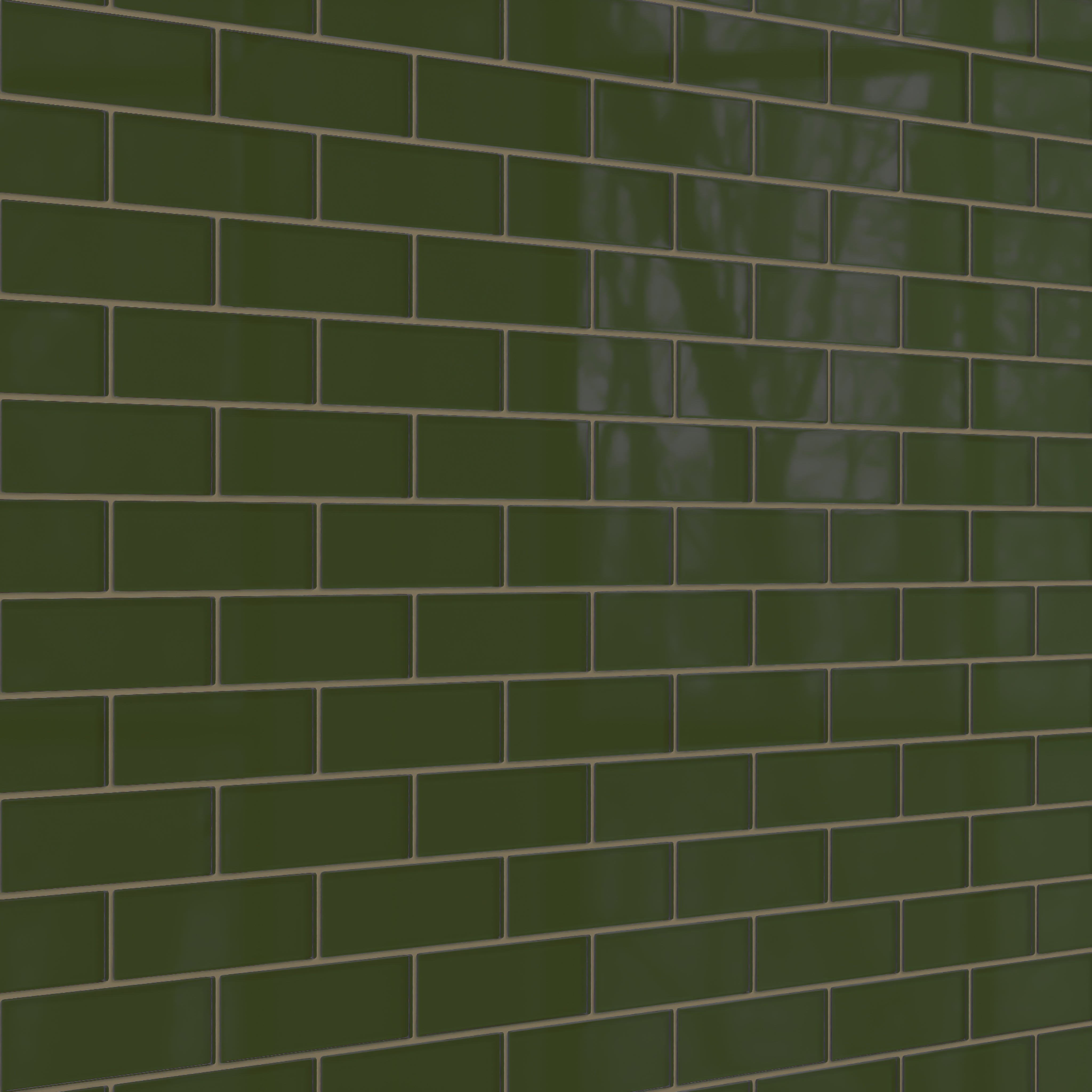 2x6 Glass Tile in Starling Gloss