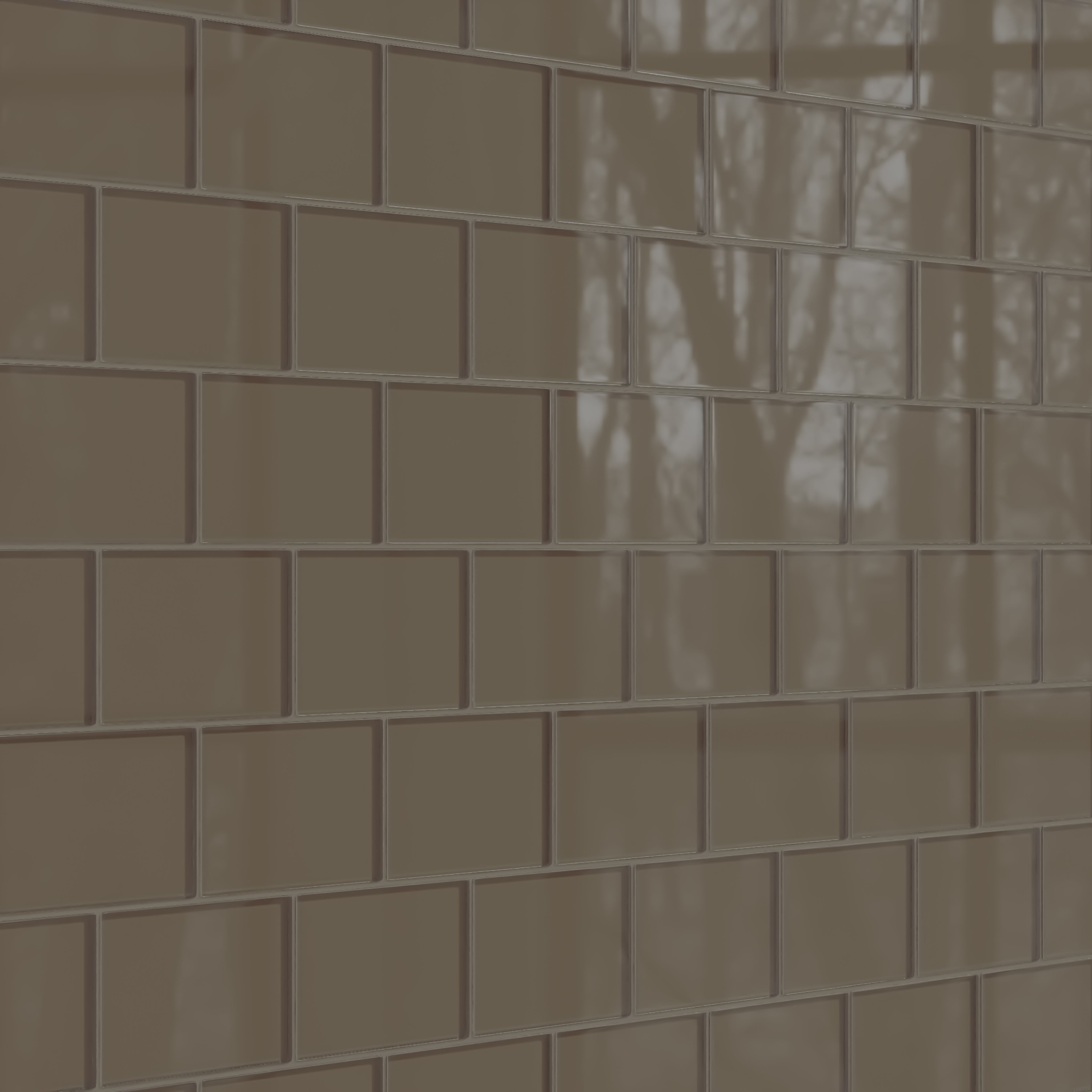4x6 Glass Tile in Albatross Gloss