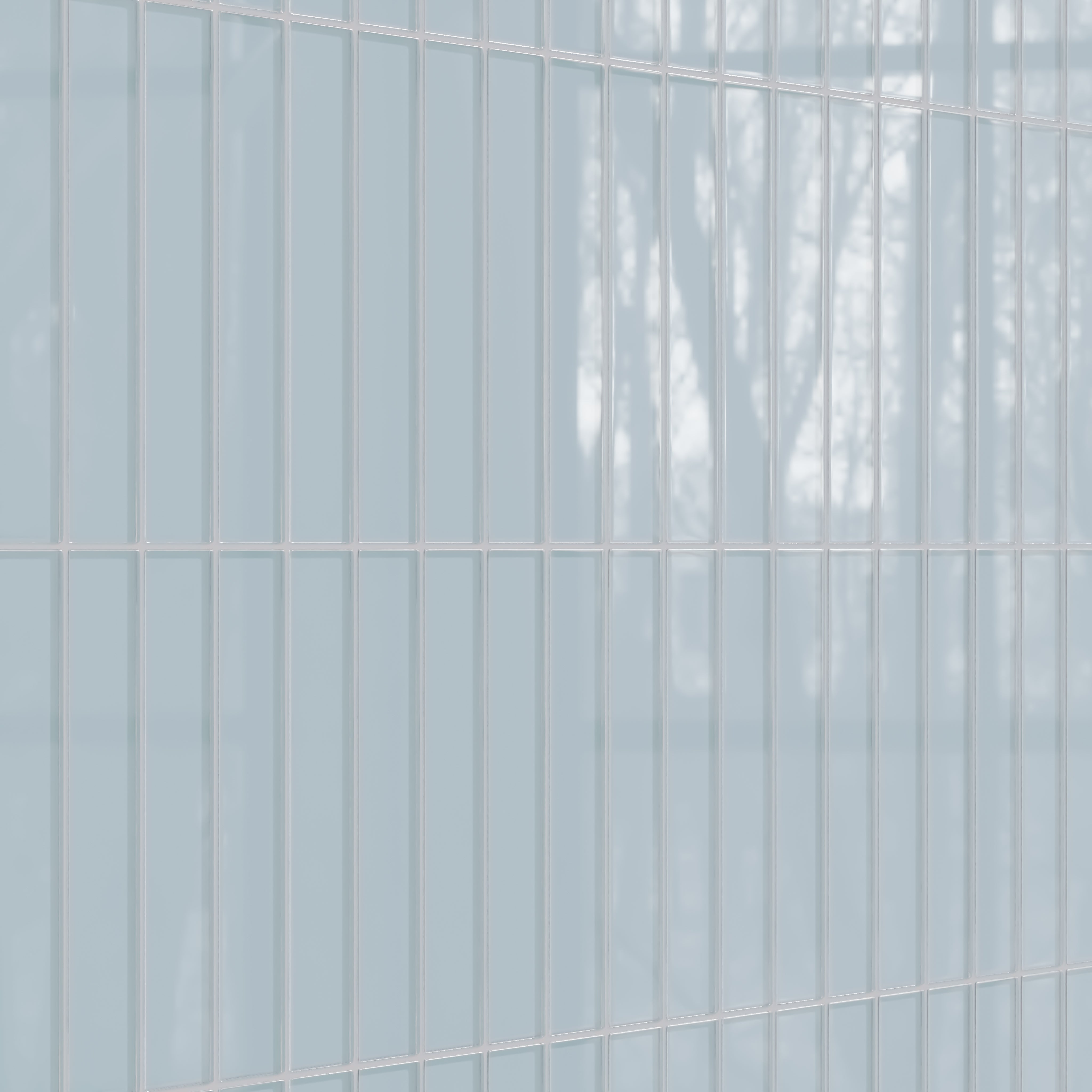 2x12 Glass Tile in Partridge Gloss