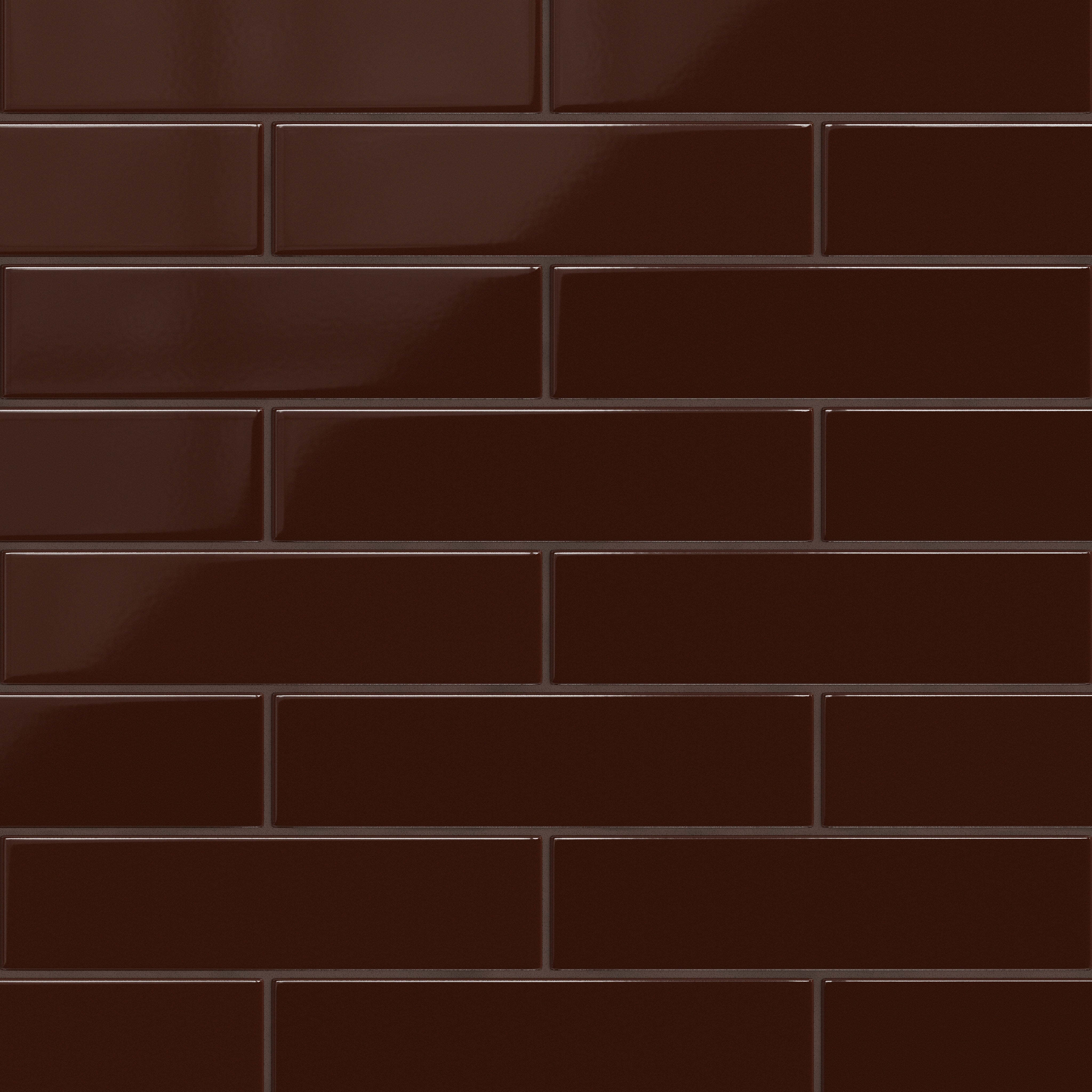 3x12 Original Ceramic Tile in Garnet Gloss