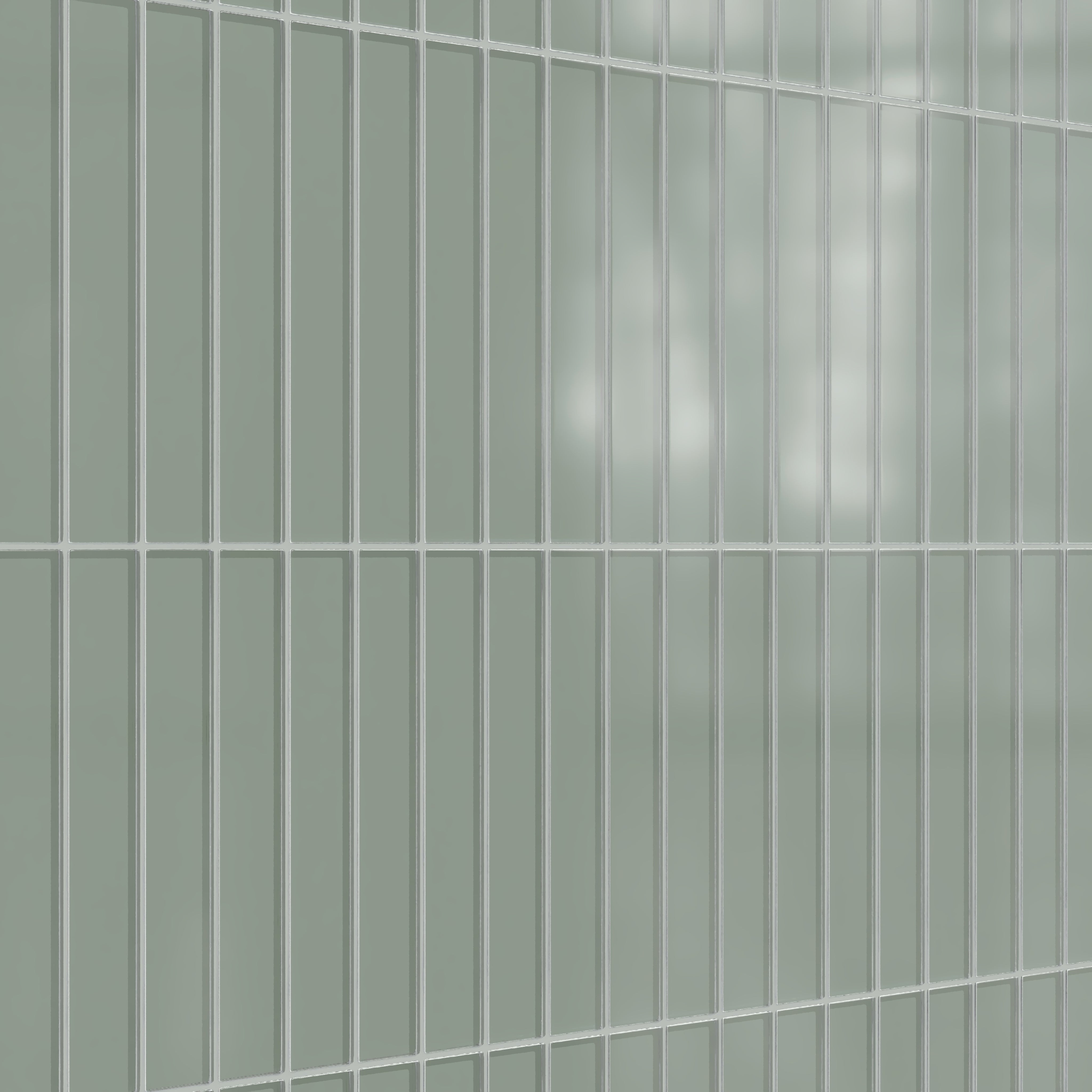 2x12 Glass Tile in Hummingbird Matte