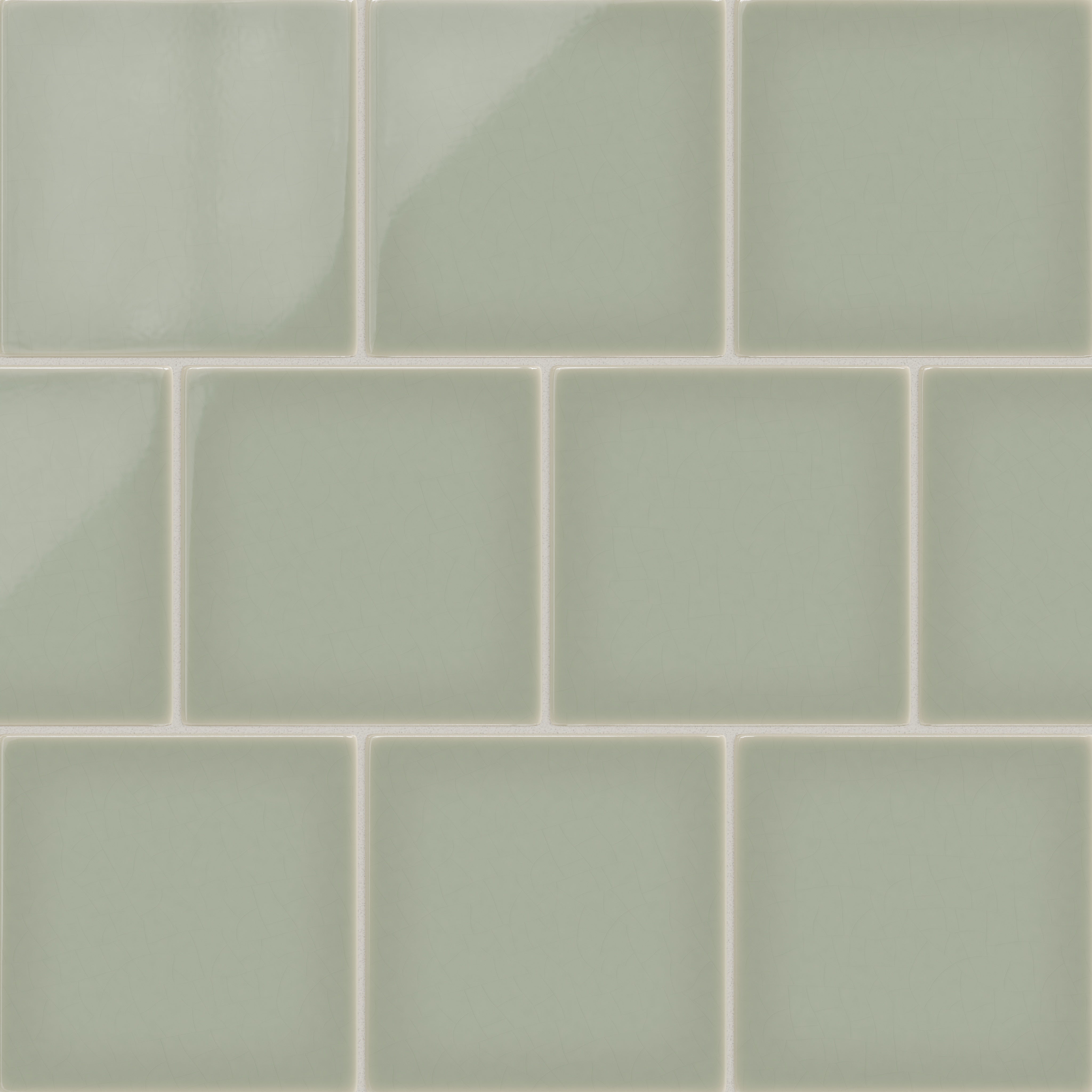 8x8 Original Ceramic Tile in Rosemary Gloss