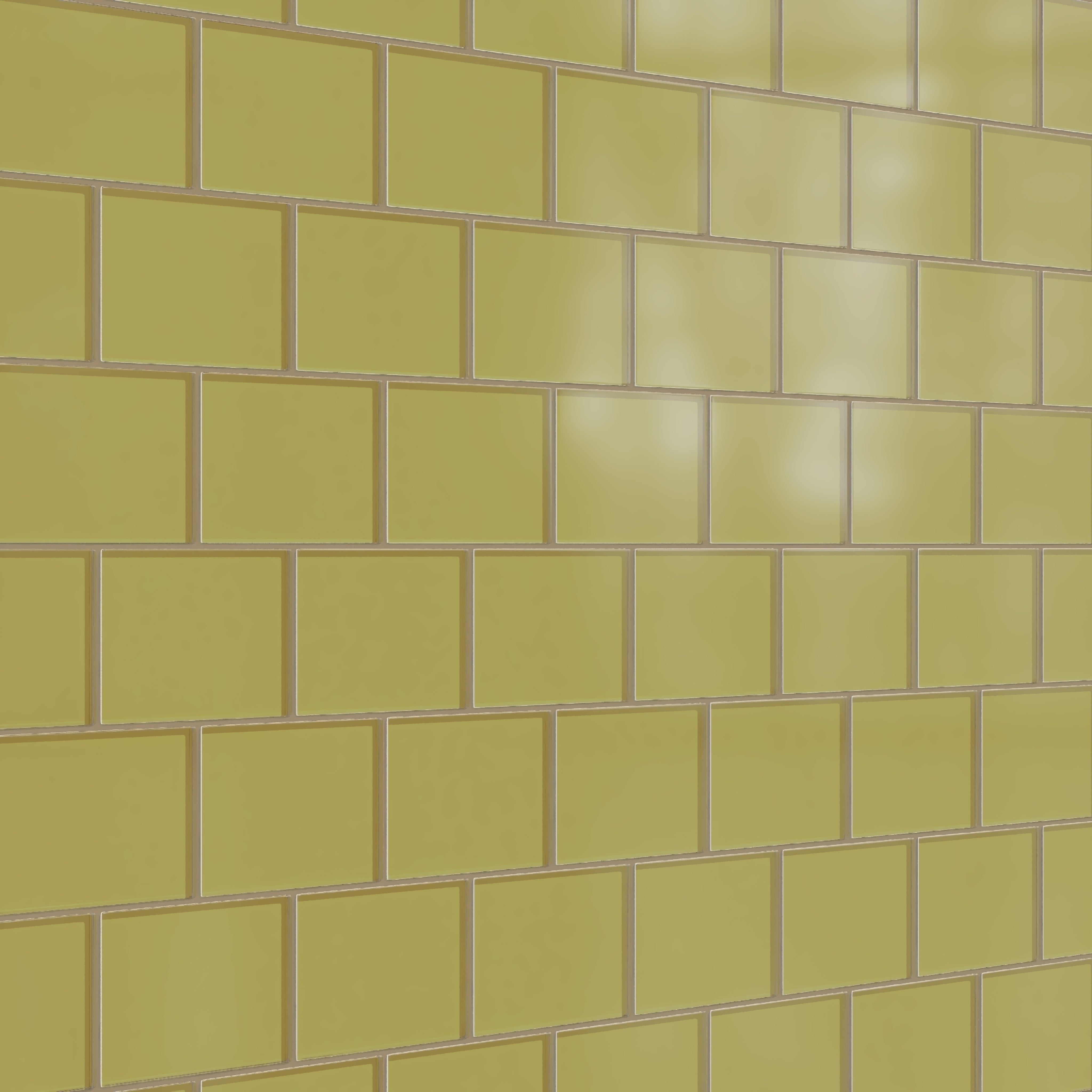 4x6 Glass Tile in Pine Siskin Matte