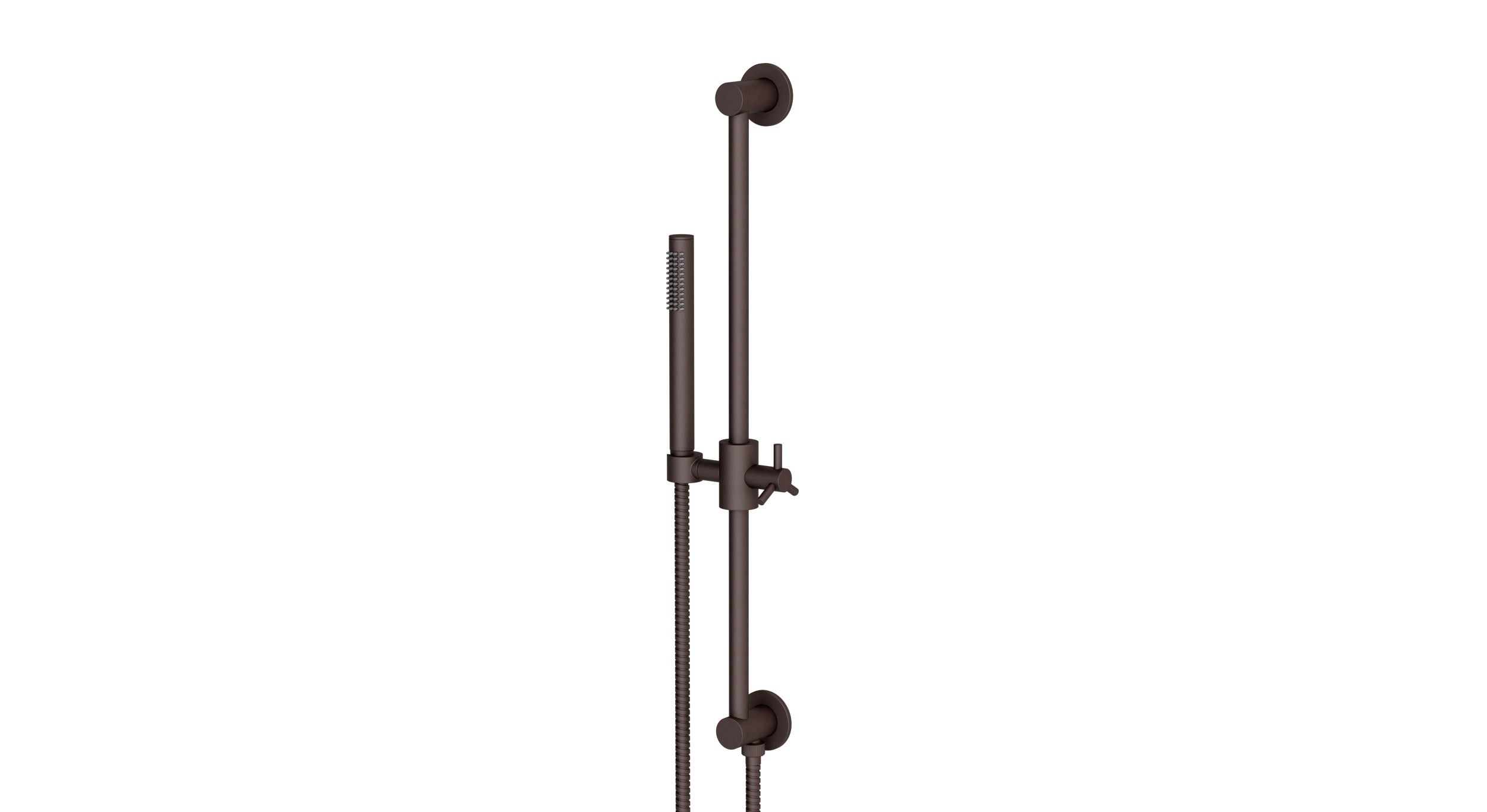 Contour & Foundry Positioning Bar Kit - Less Hand Shower in Architectural Copper