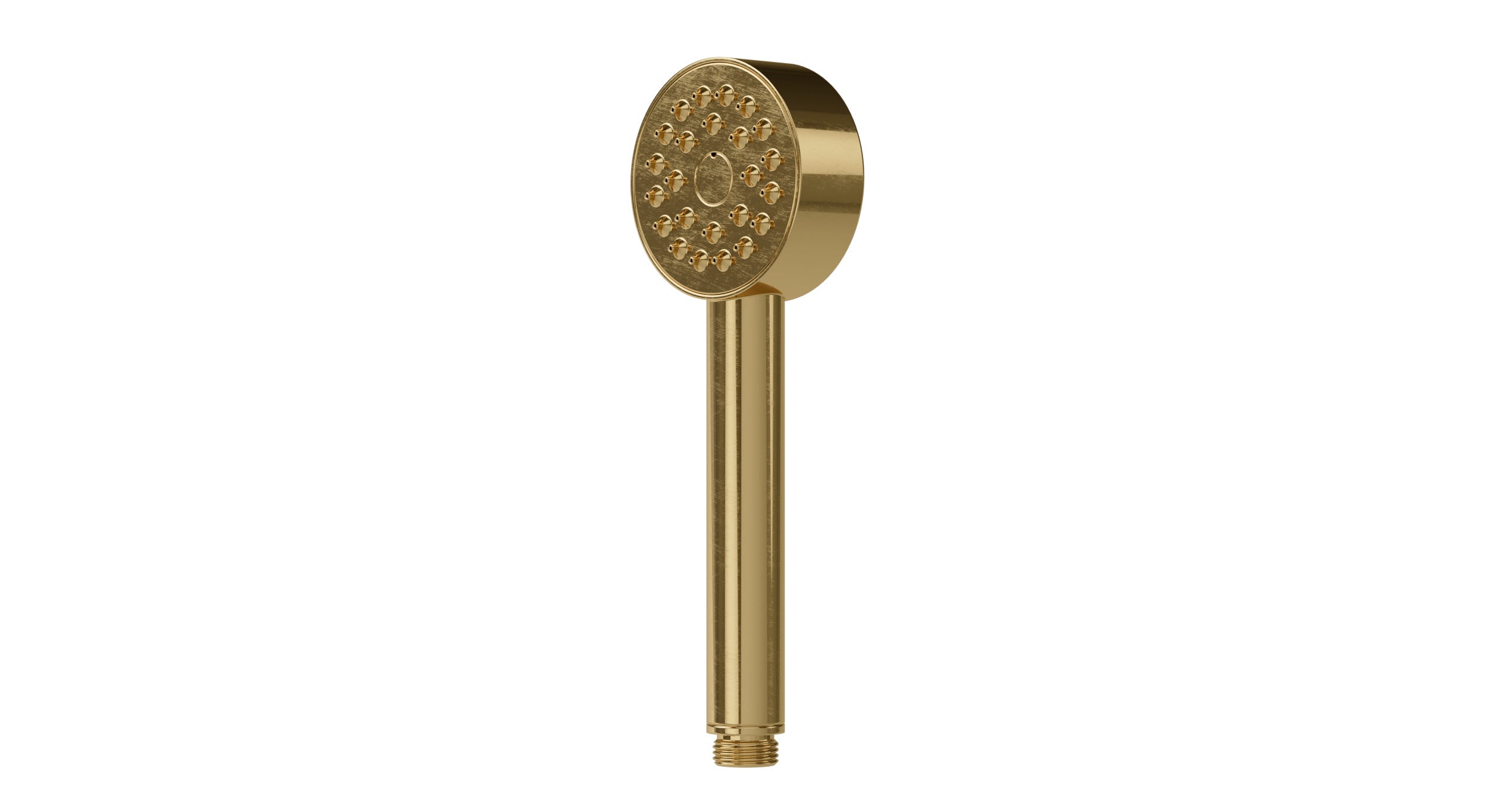 Shower 3" Contemporary Hand Shower in Uncoated Polished Brass