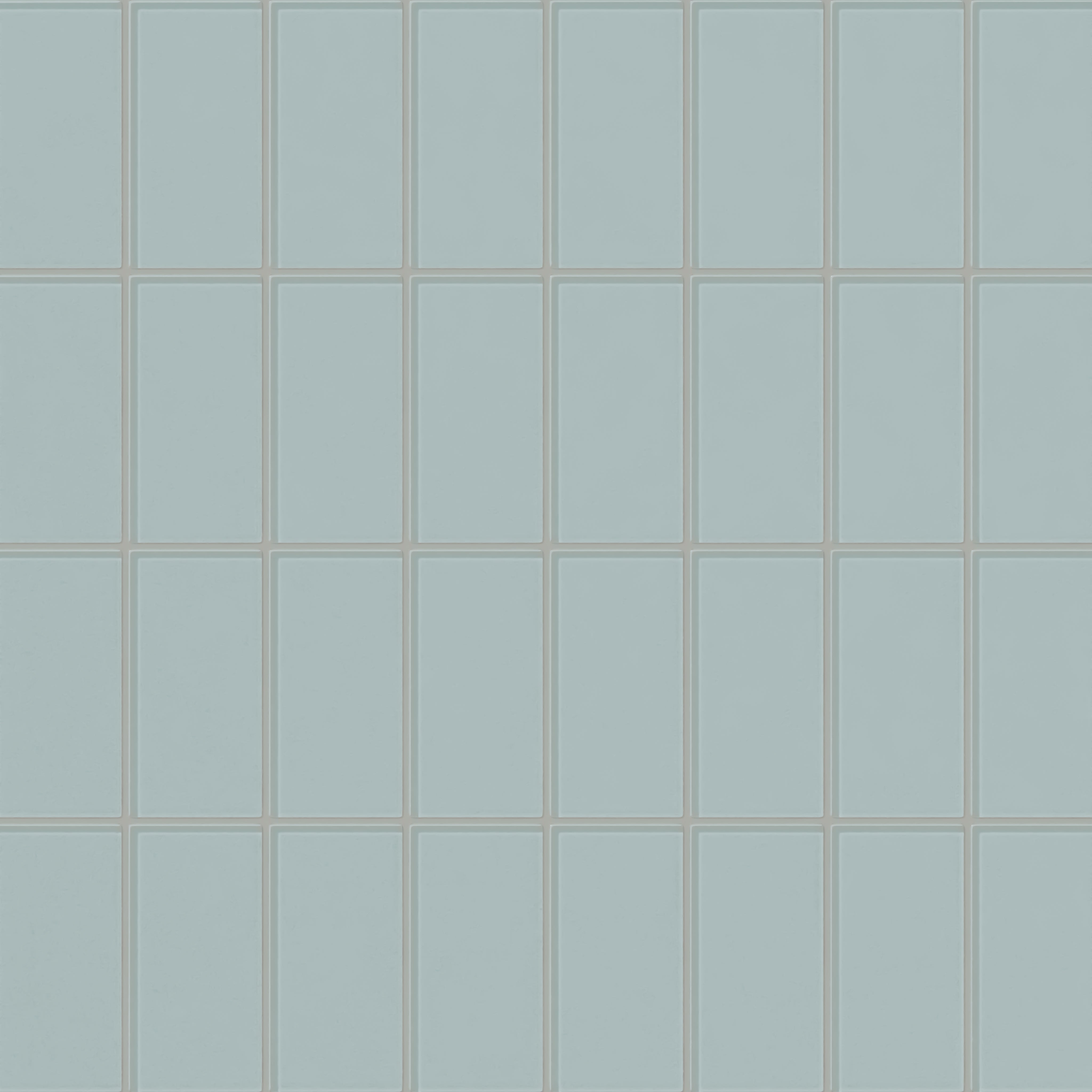 3x6 Glass Tile in Great Blue Heron Gloss