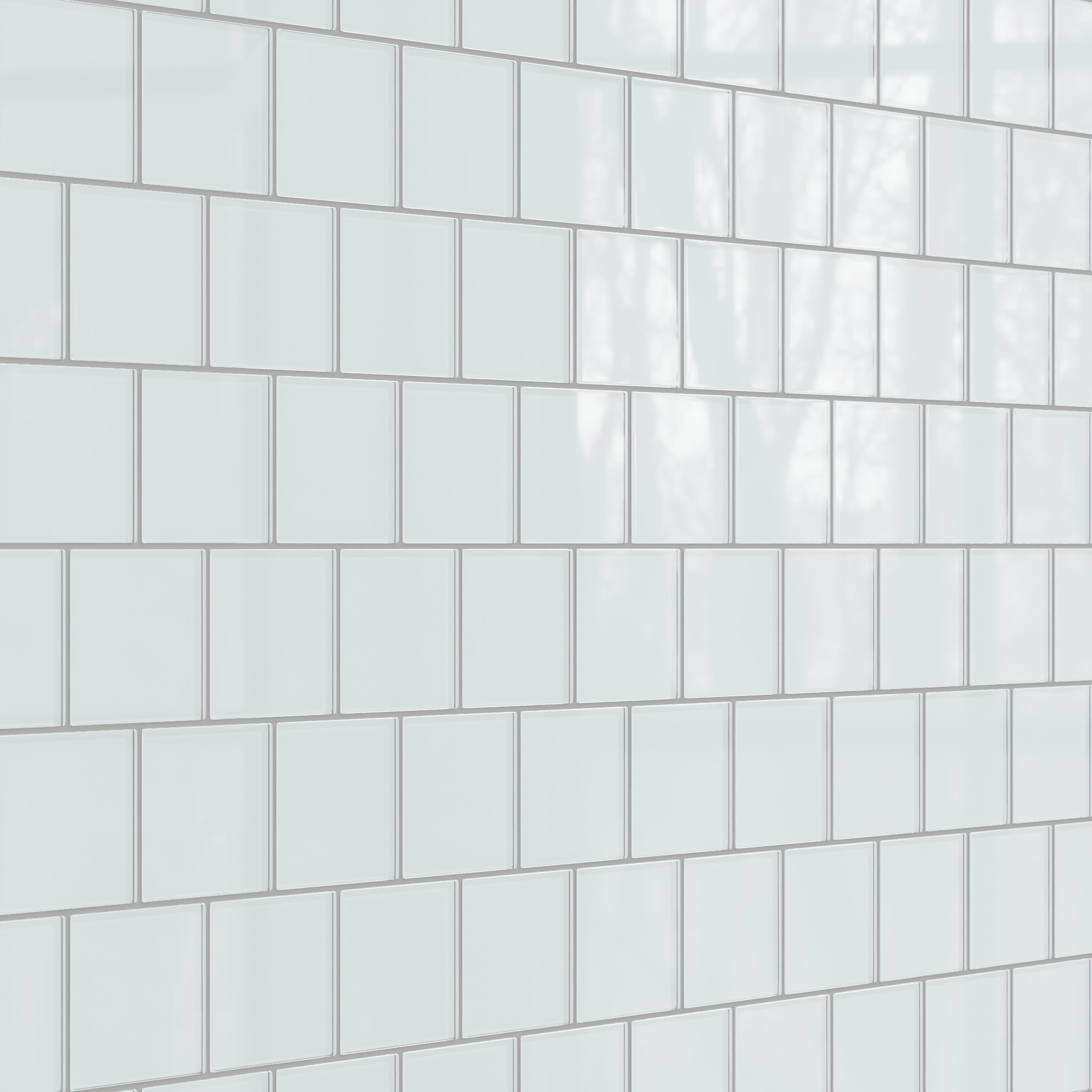 4x4 Glass Tile in Warbler Gloss